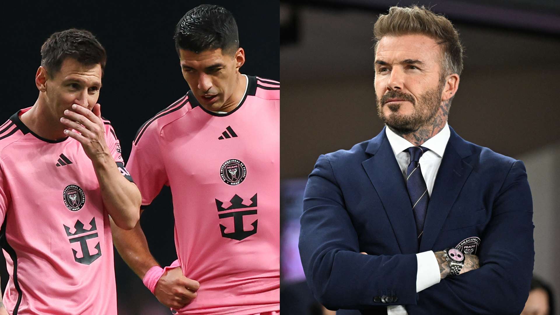 ‘Always on at me!’ - Becks reveals fun request from Messi & Suarez  