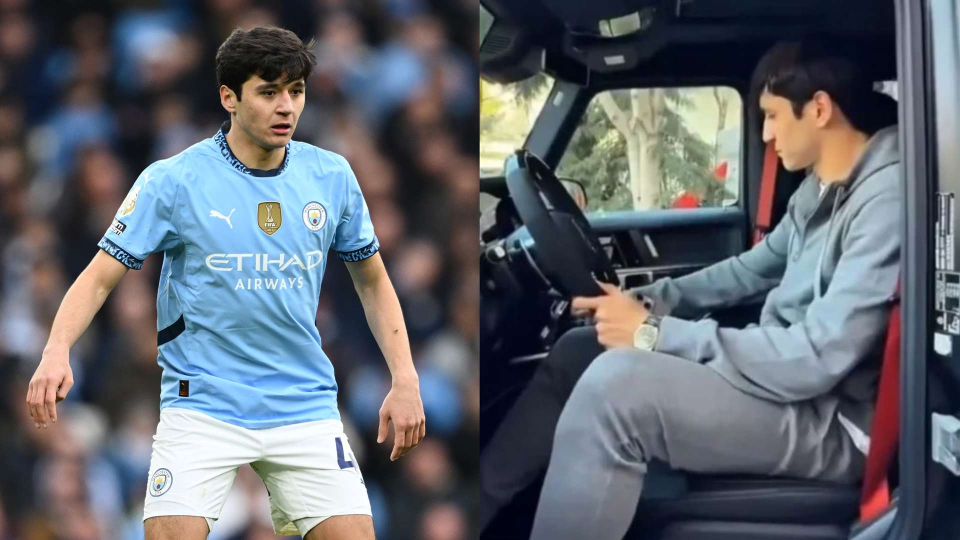 Man City's Khusanov gifted £135k car on hero's return to Uzbekistan  
