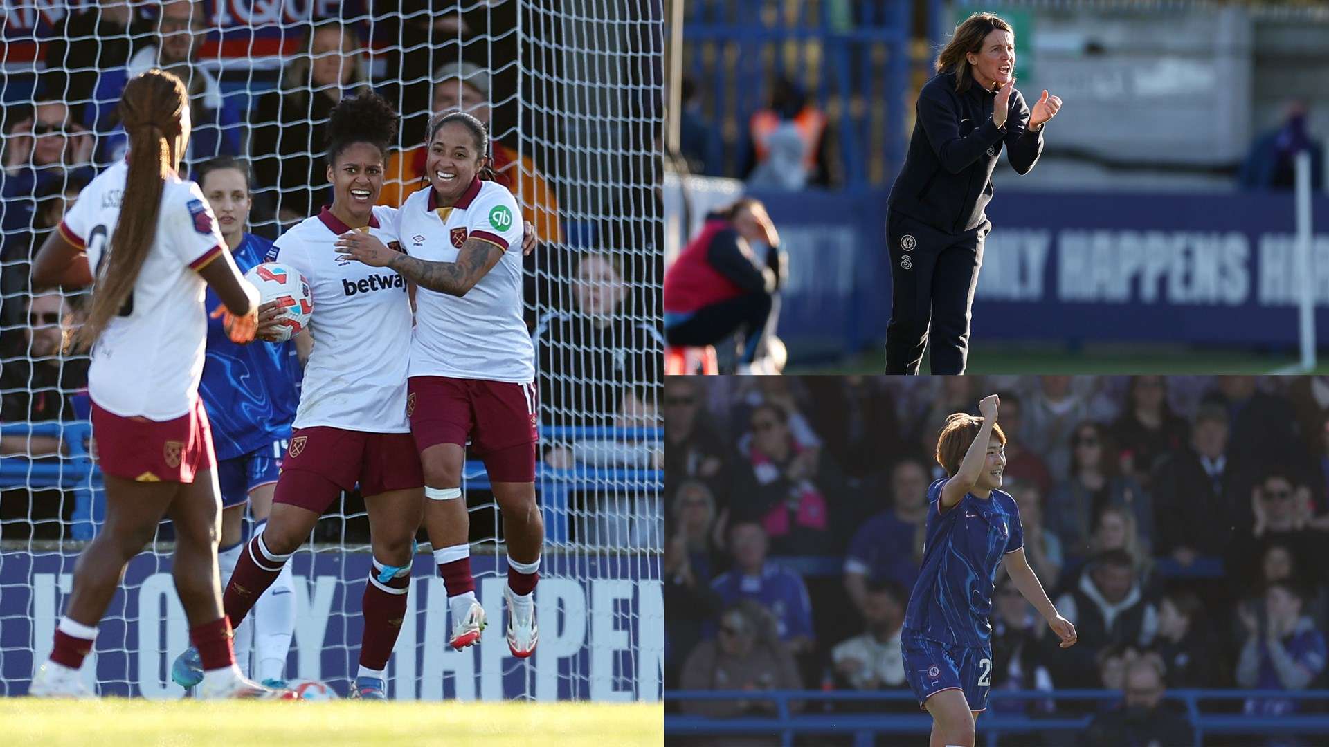 Chelsea throw away West Ham win with WSL title race not over  