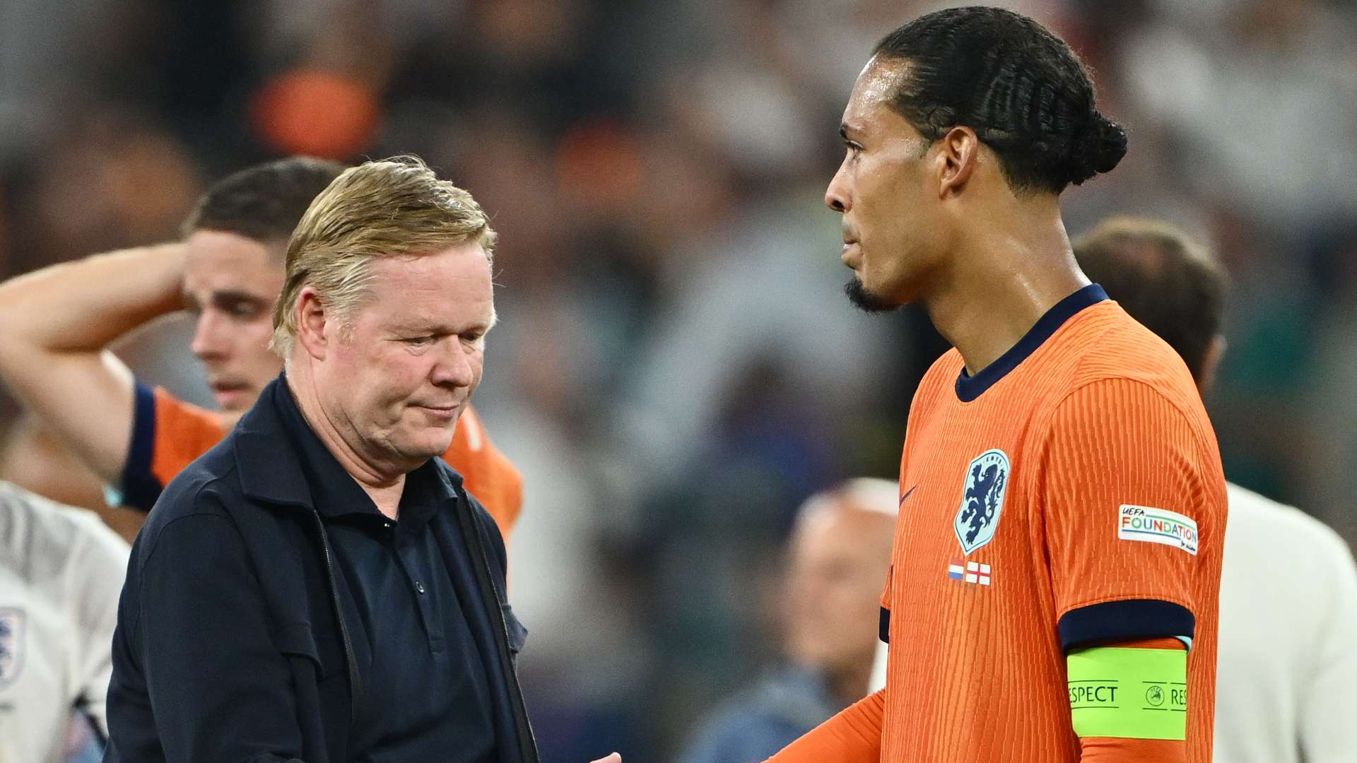 Huge Van Dijk future update delivered by Netherlands boss Koeman  
