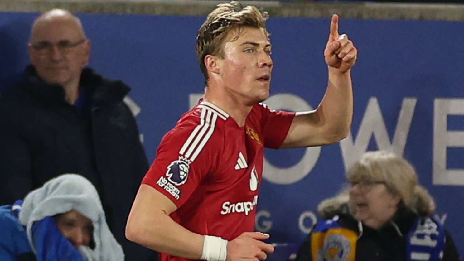 Hojlund reacts after ending 21-game Man Utd goal drought  