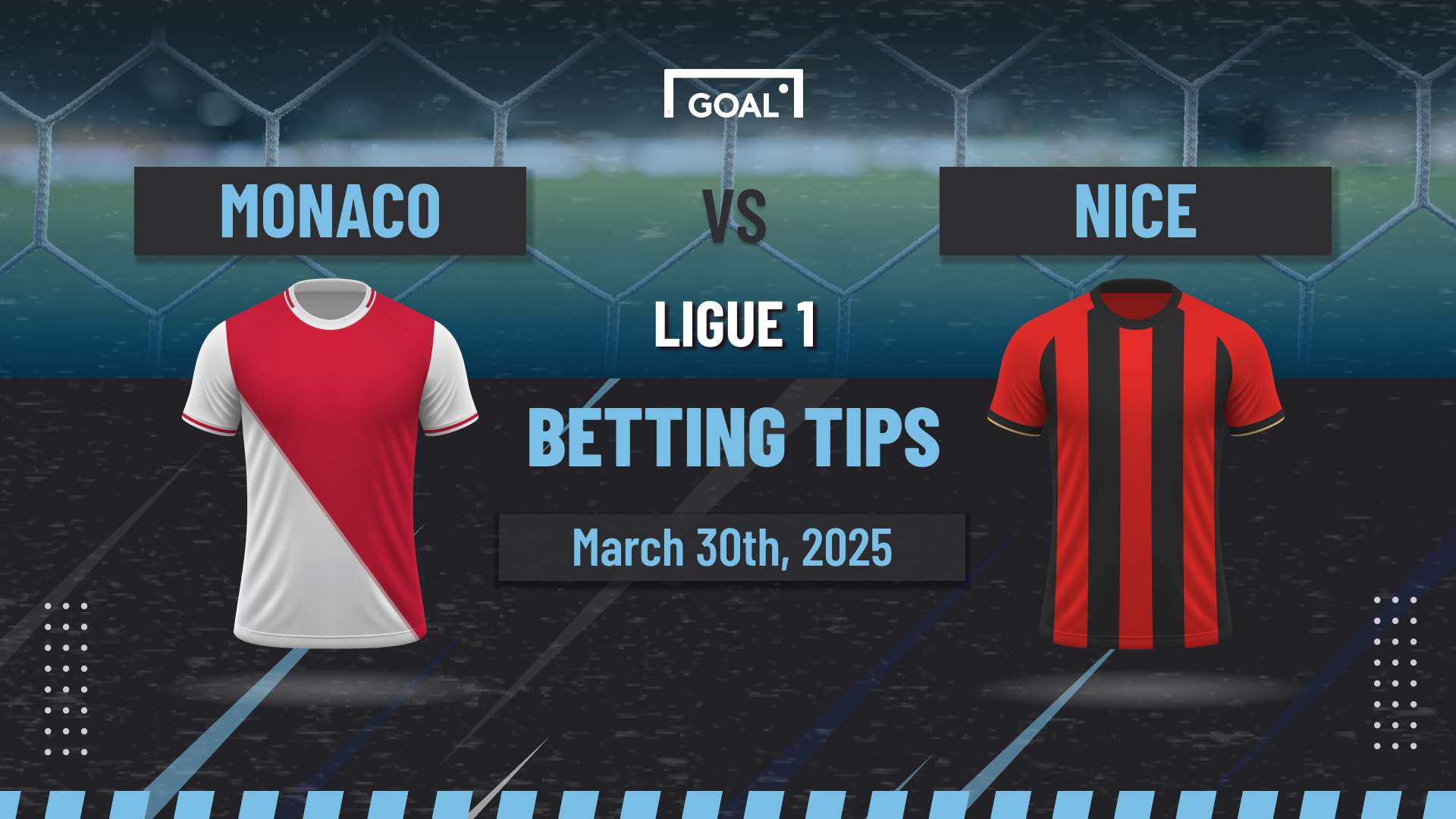 We’ve got Monaco vs Nice predictions for this massive Ligue 1 fixture. Our expert predicts Mika Biereth to score but Nice to strike first.  
