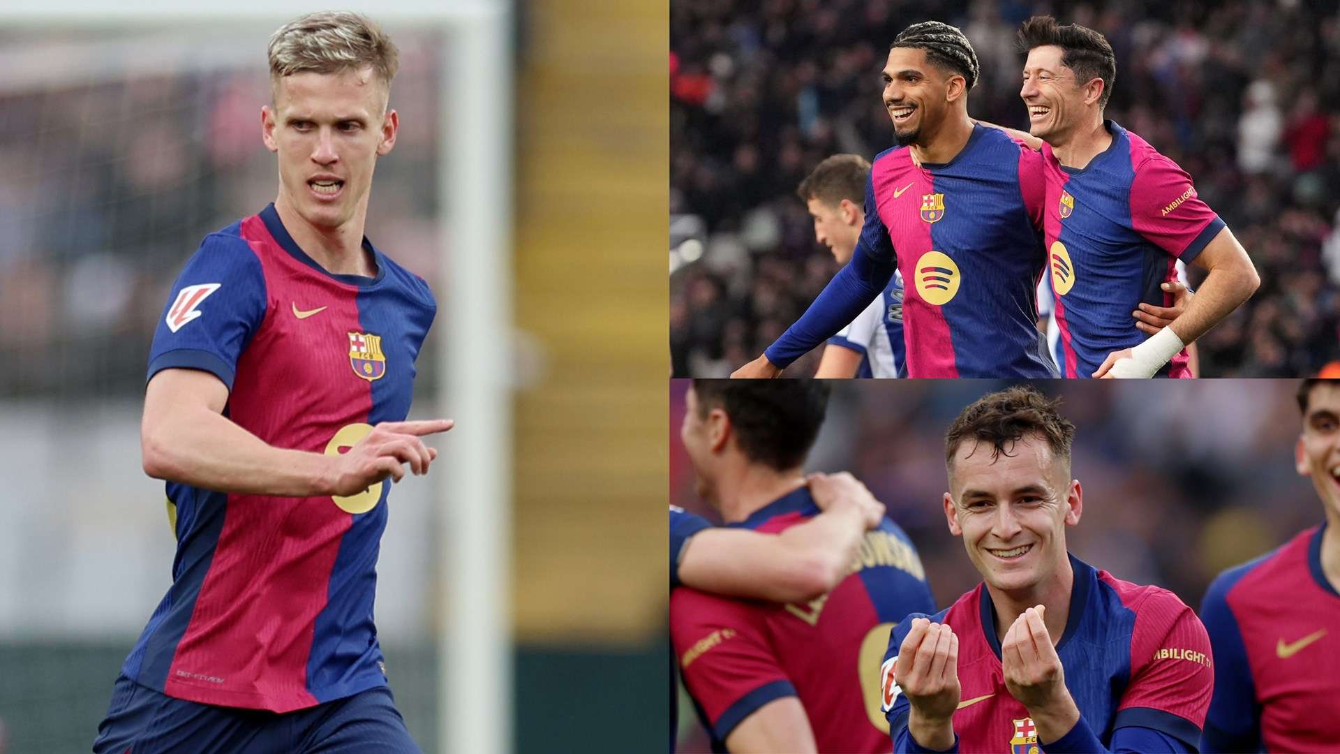 Olmo dominates in Barcelona battering of 10-man La Real  