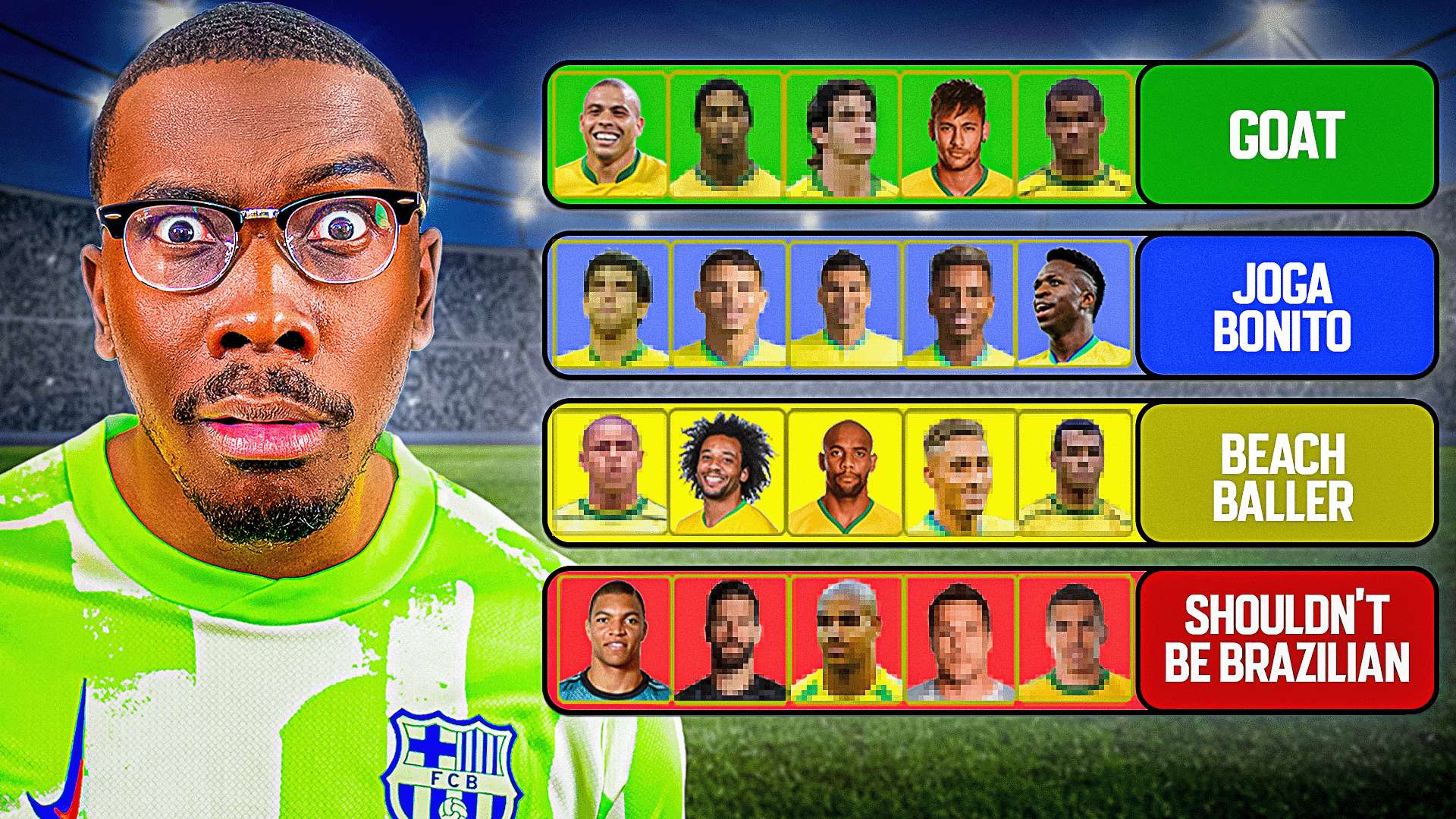 Front Three rank Brazil's greatest ever players  