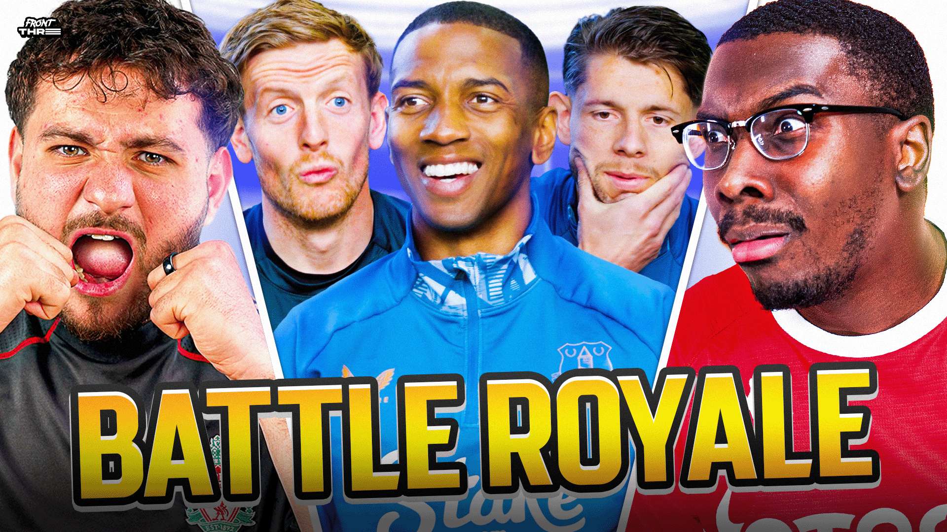 WATCH: Front Three vs Everton in epic Battle Royale quiz  