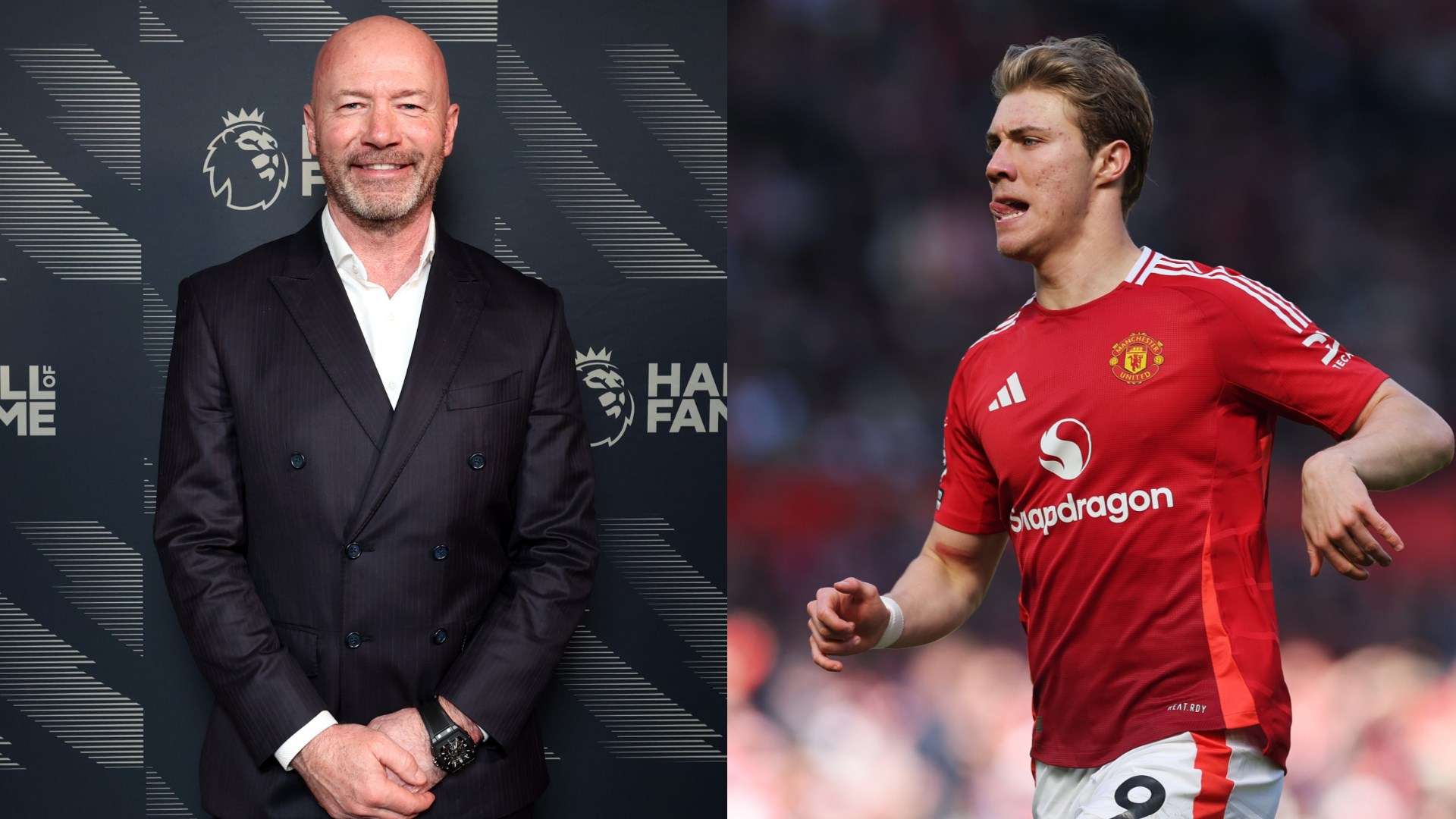 Shearer defends 'damaged' Hojlund - been 'put in difficult situation'  