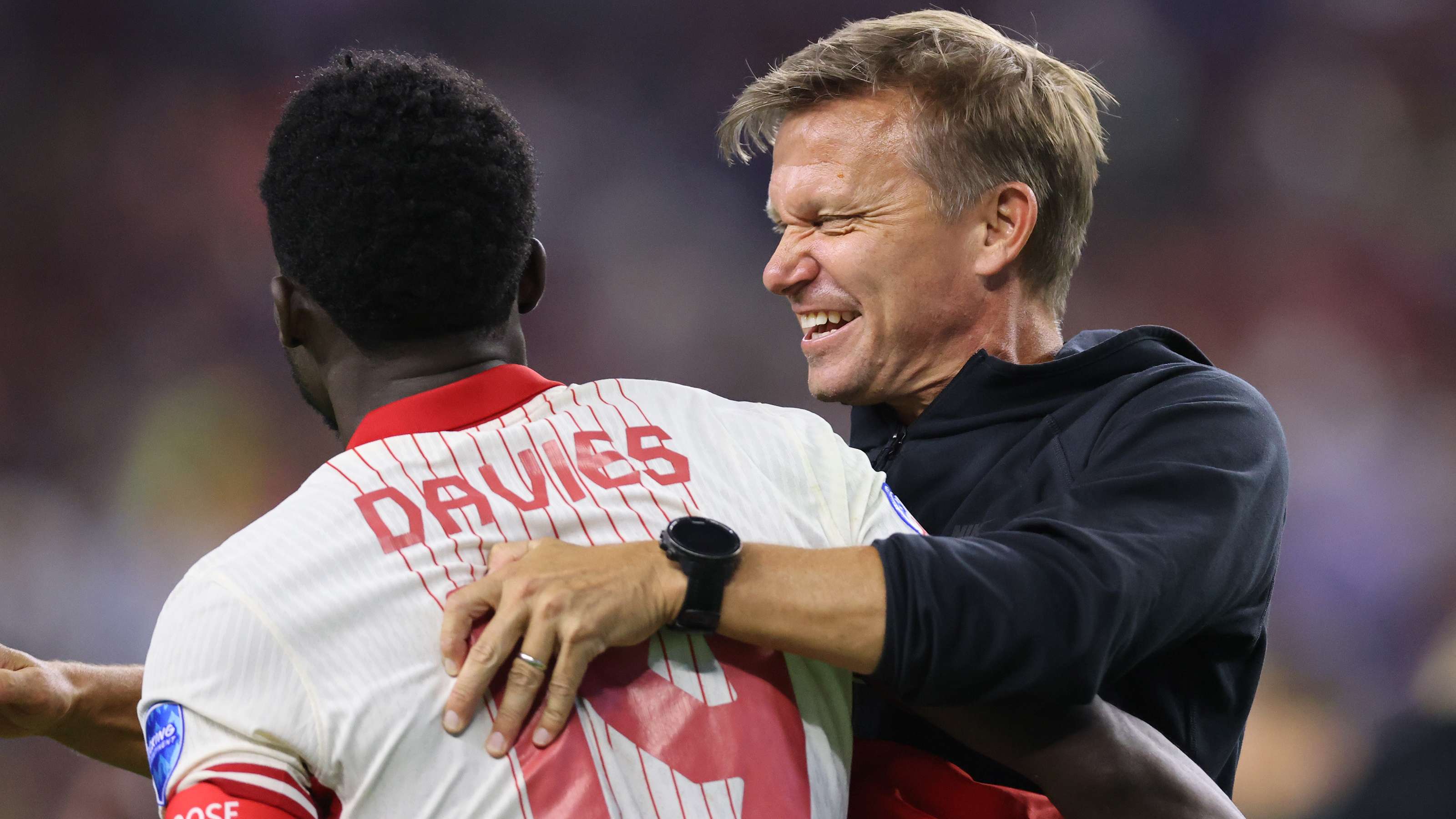 Marsch calls for ceasefire with Bayern over Davies injury  