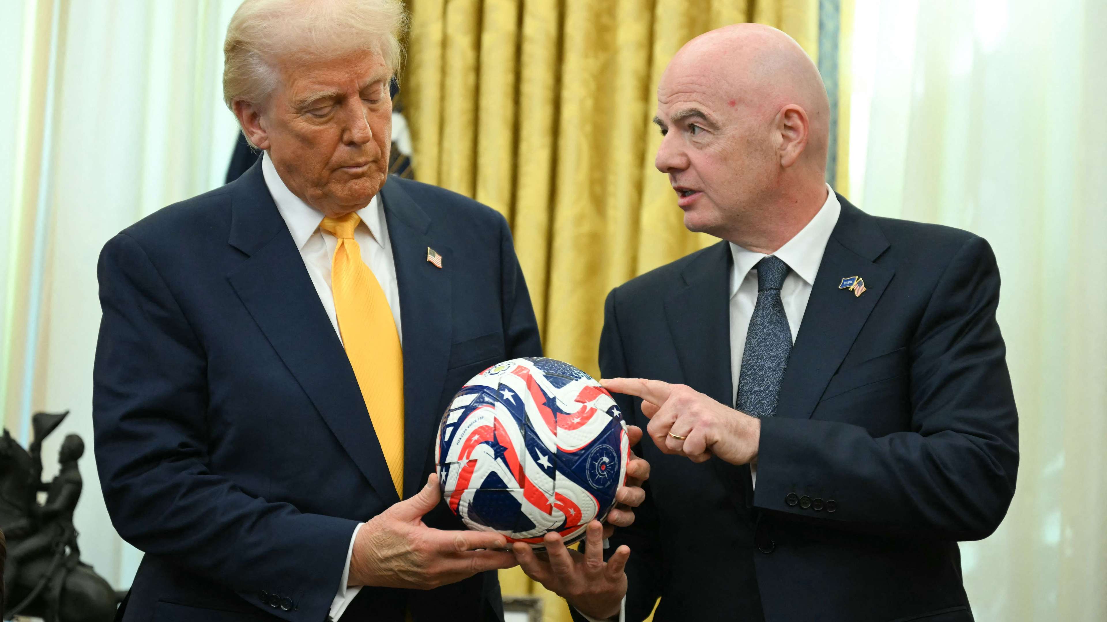 Infantino says U.S. will be welcoming to fans for World Cup  