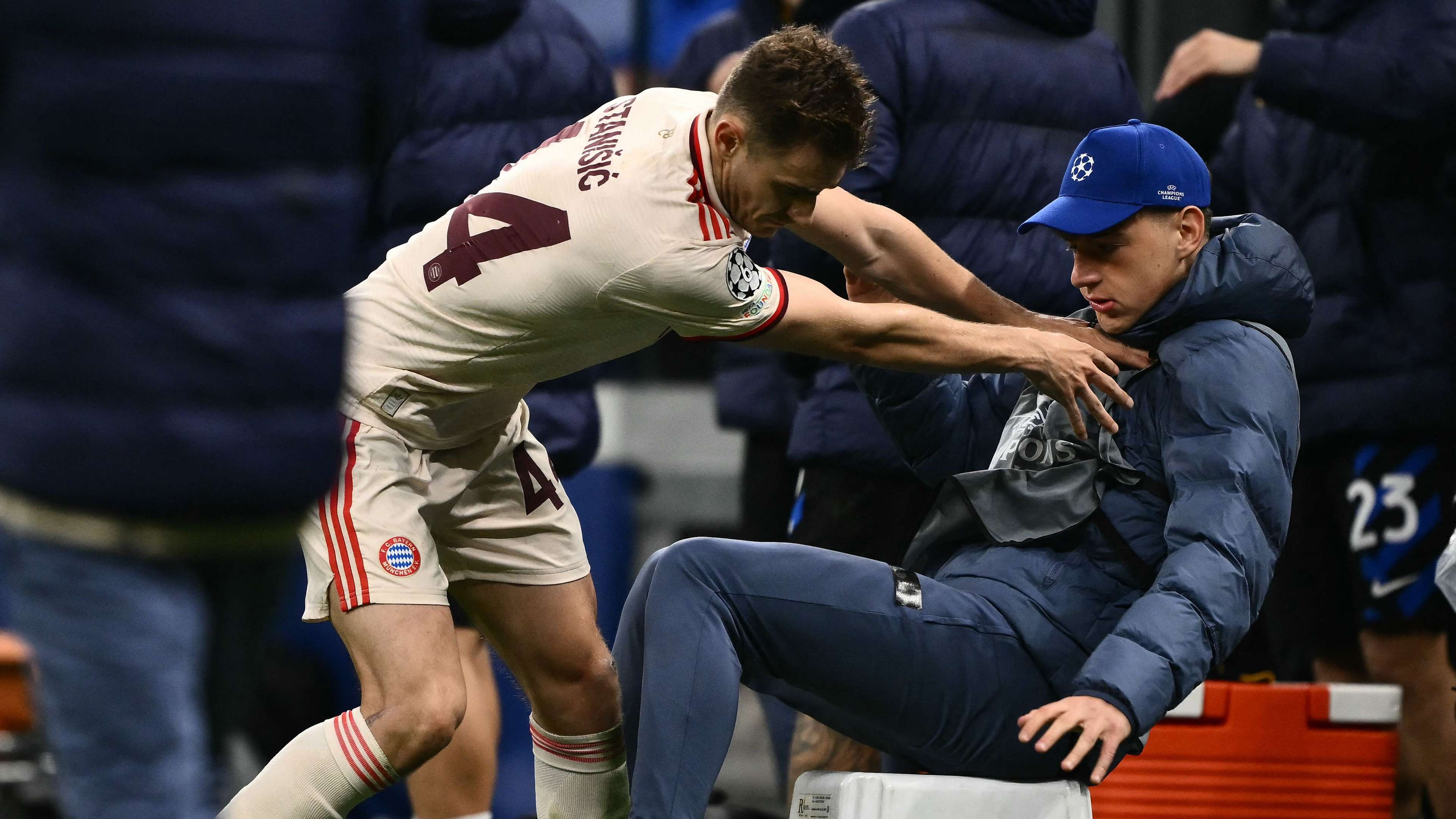 Stanisic almost sparks brawl after pushing over ballboy  