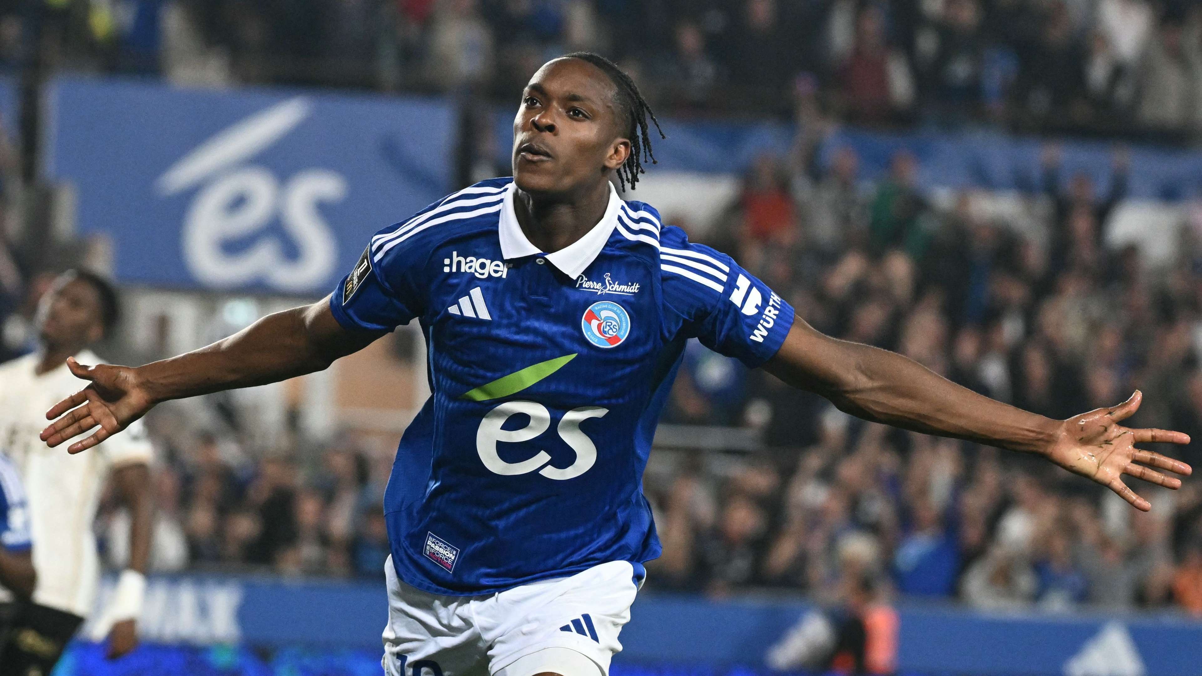 How much does Emanuel Emegha earn at Strasbourg?  