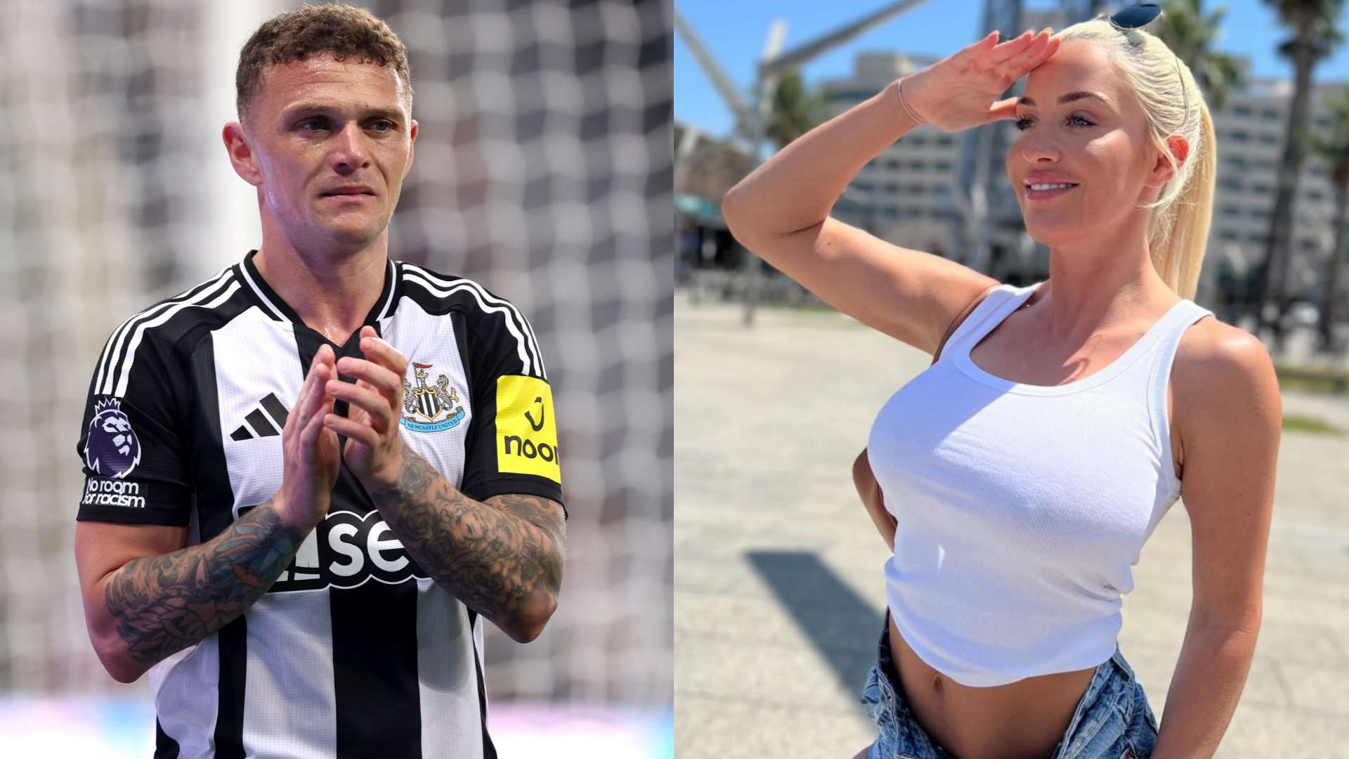 Identity of Trippier’s ‘mystery blonde’ revealed as OnlyFans model  