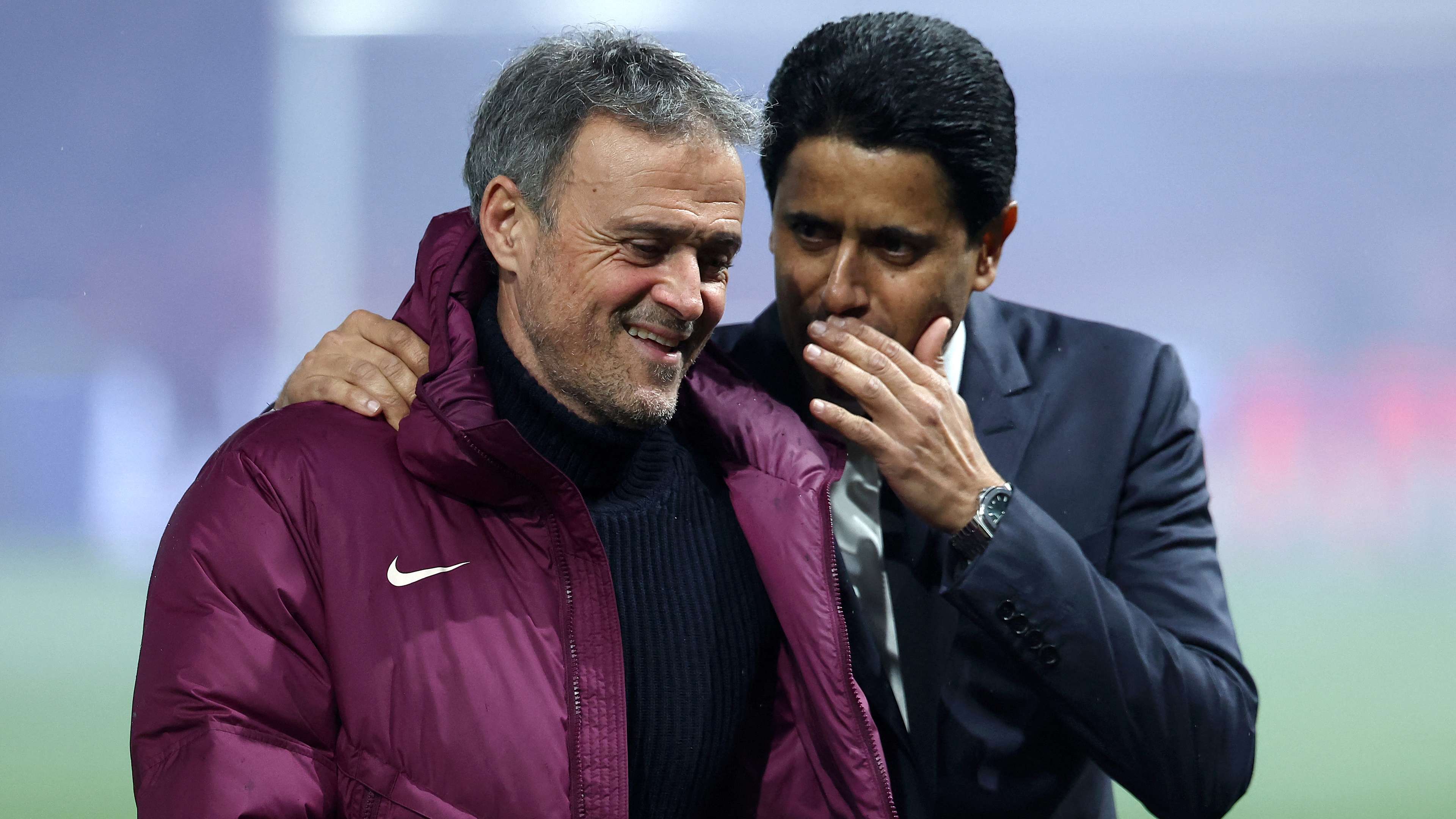 Luis Enrique living at PSG training ground, says PSG chief  