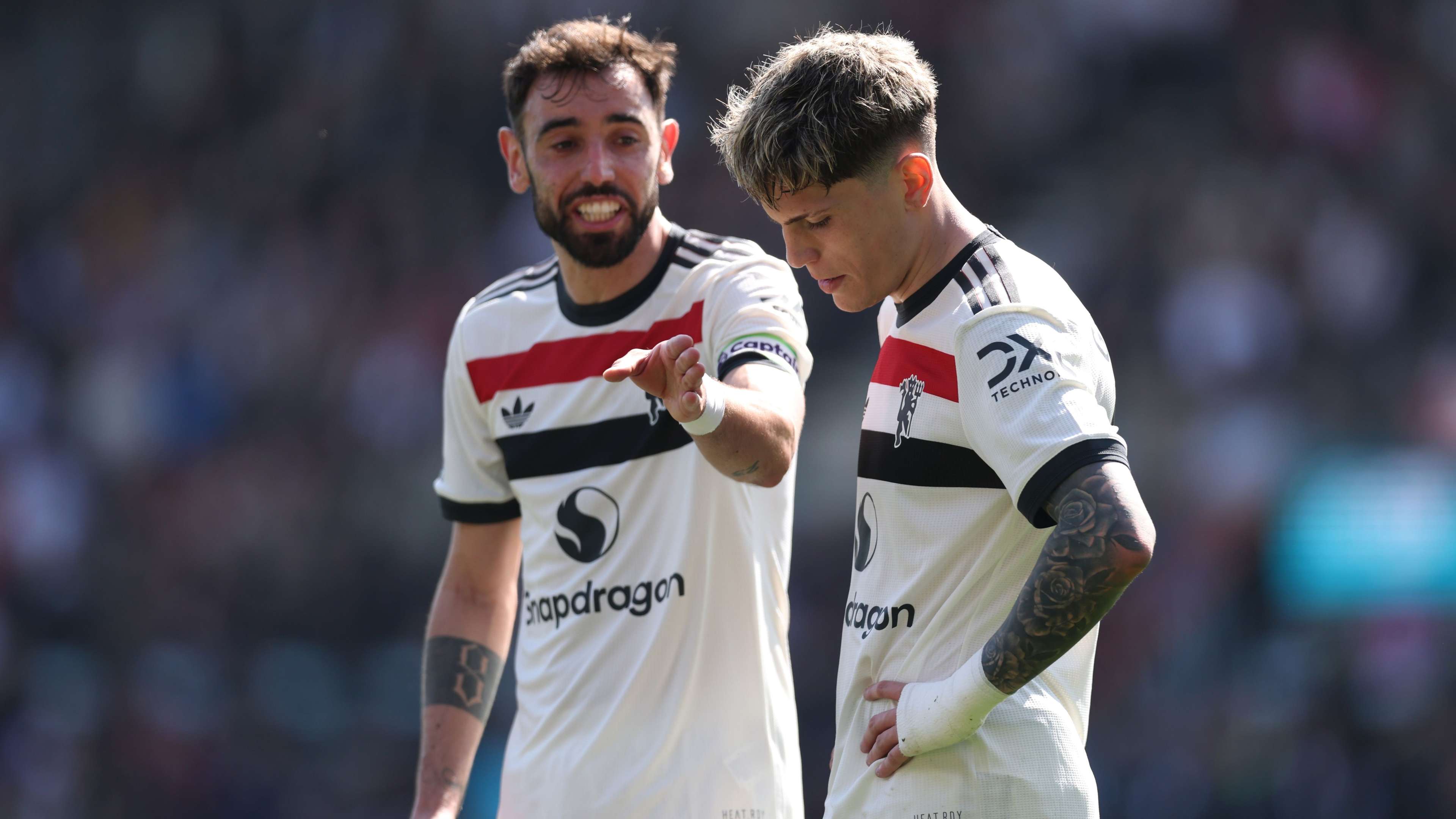 'Just smash him' - Bruno told to punish Garnacho for Rashford post  