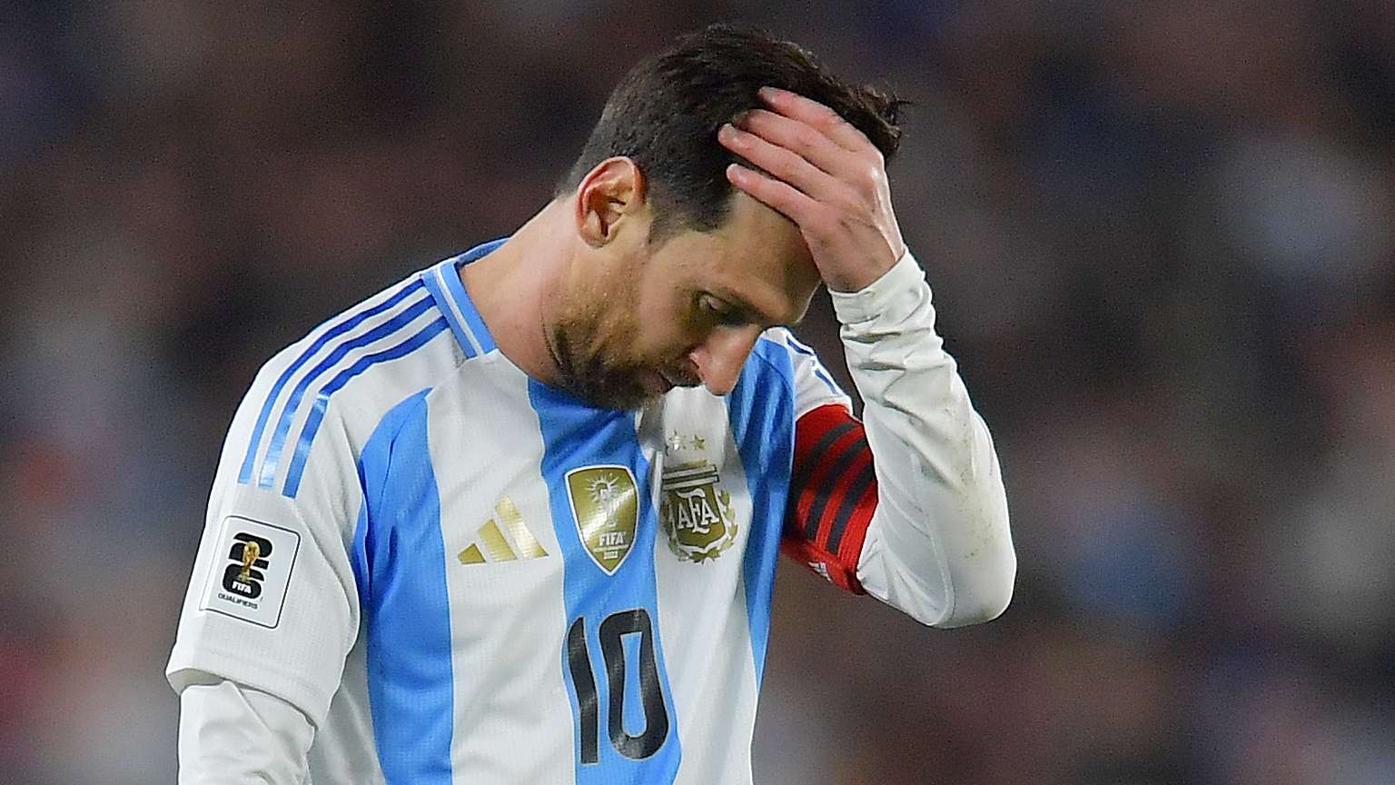 Scaloni reveals Messi asked to be substituted in Colombia draw  