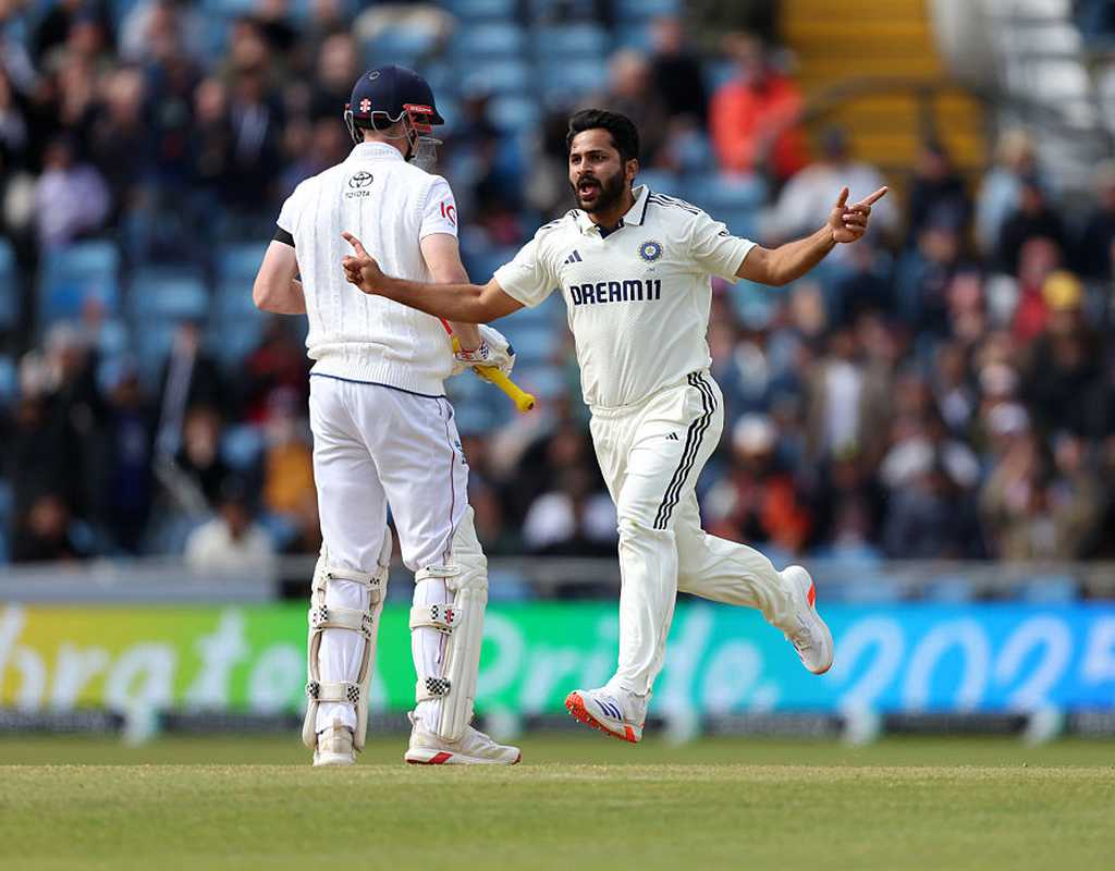 Prasidh, Thakur lead India's fightback  