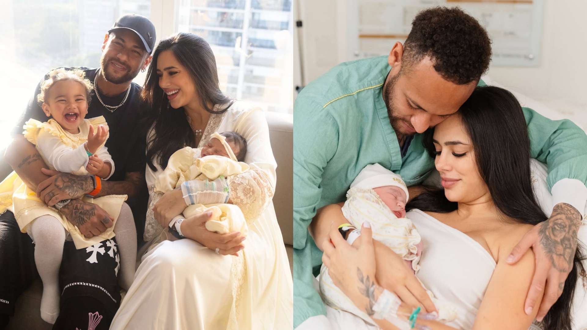 Neymar & Bruna Biancardi celebrate birth of baby daughter  
