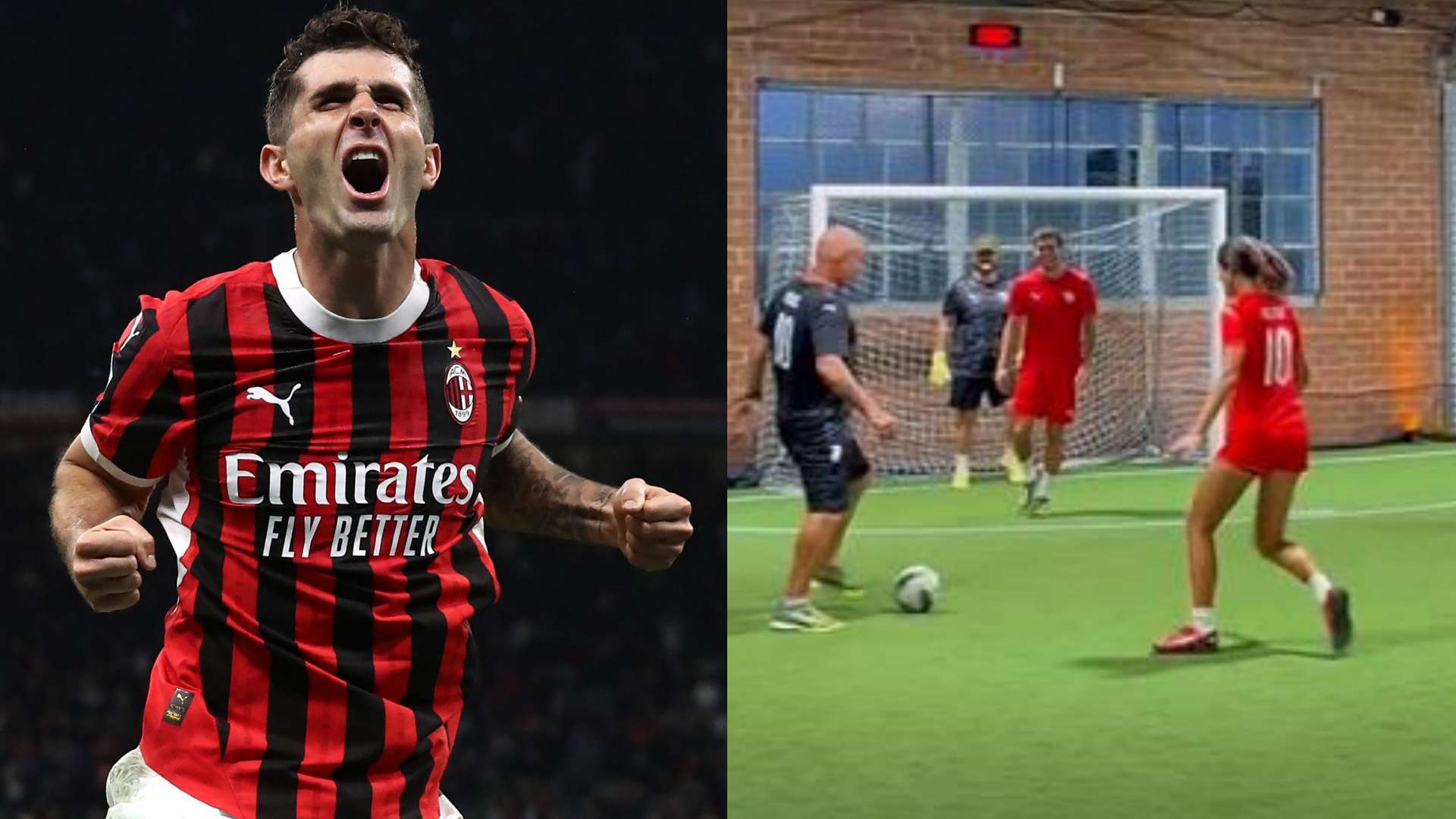 Pulisic scores backheel after 'first assist' from girlfriend Melton  