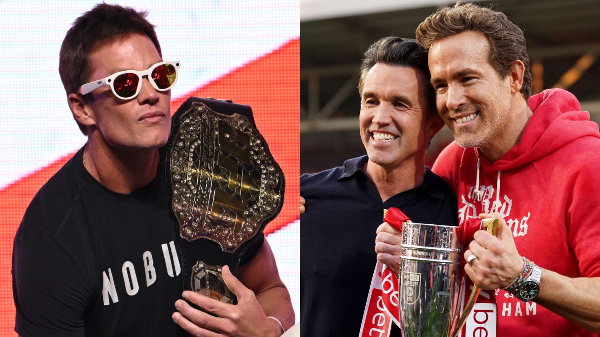 Tom Brady laughs at Wrexham bottom-of-the-table joke  