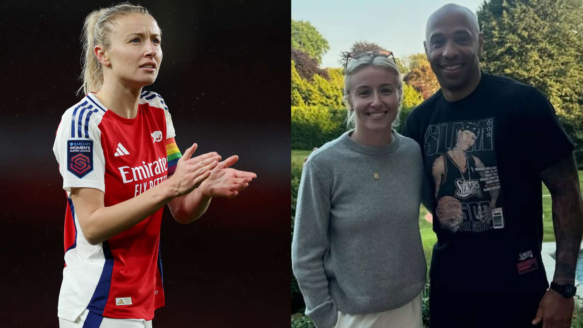 Arsenal legends only! Williamson links up with Henry on hols  