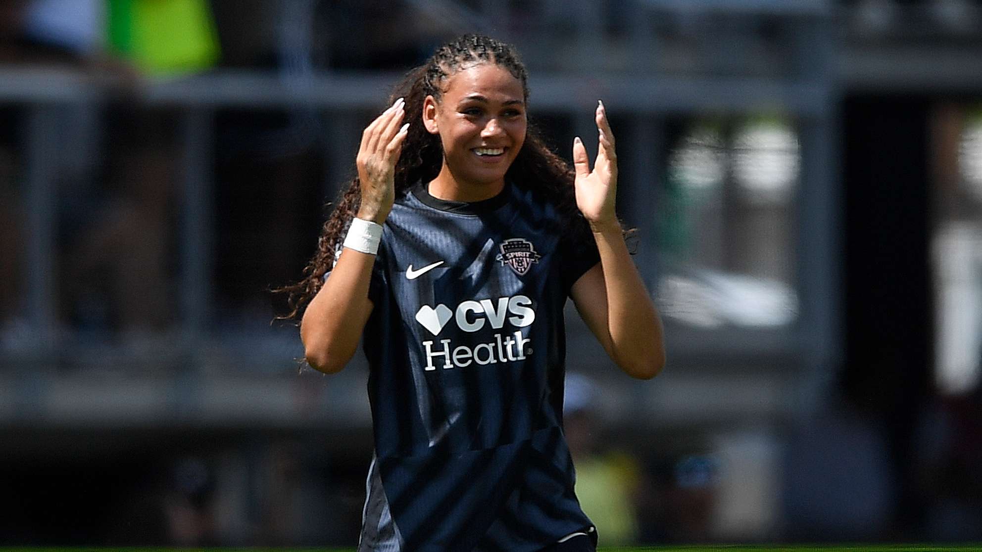 WATCH: USWNT's Rodman returns for Spirit, scores game-winner  