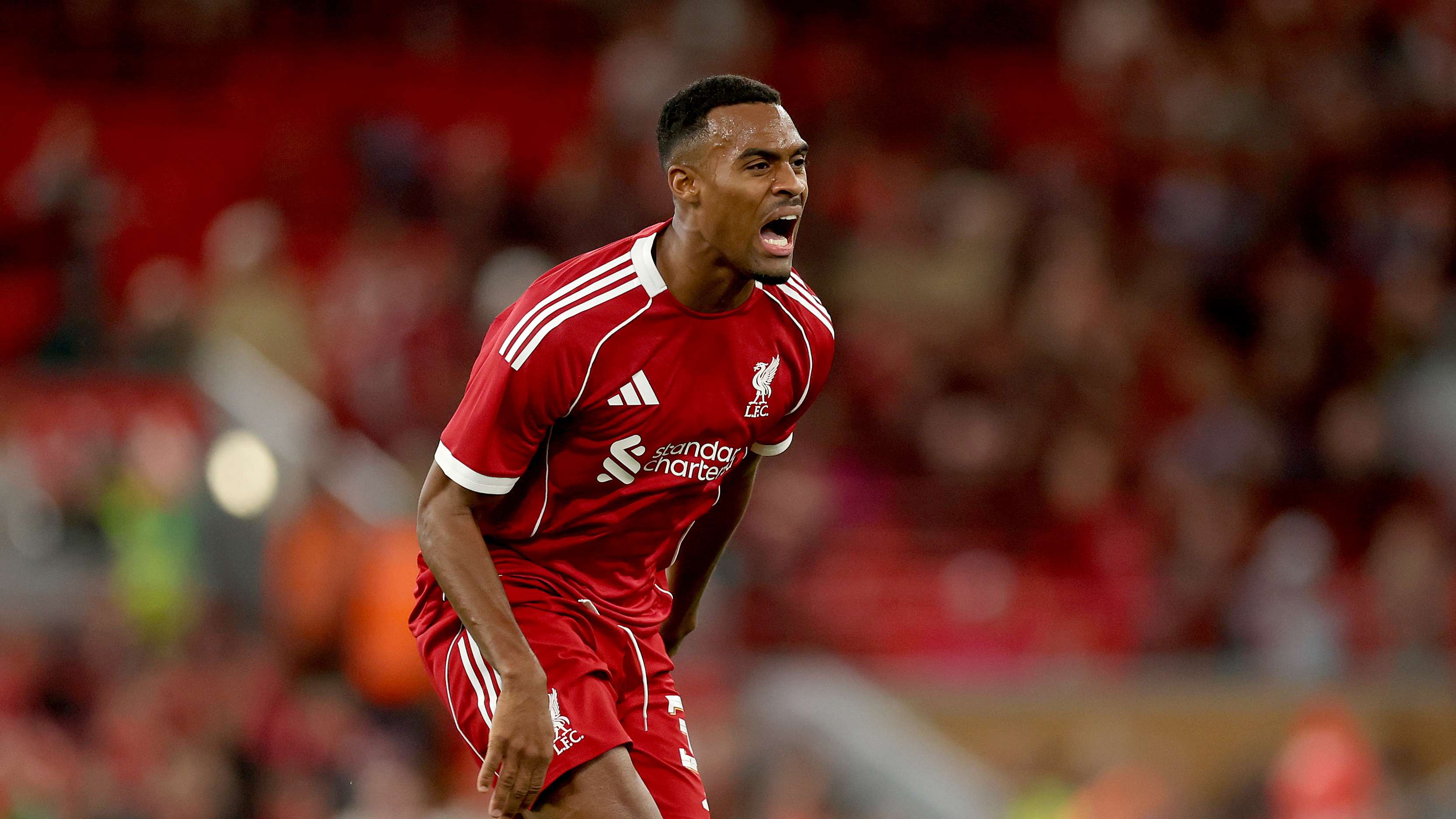 Slot explains why Gravenberch was left out of Community Shield squad  