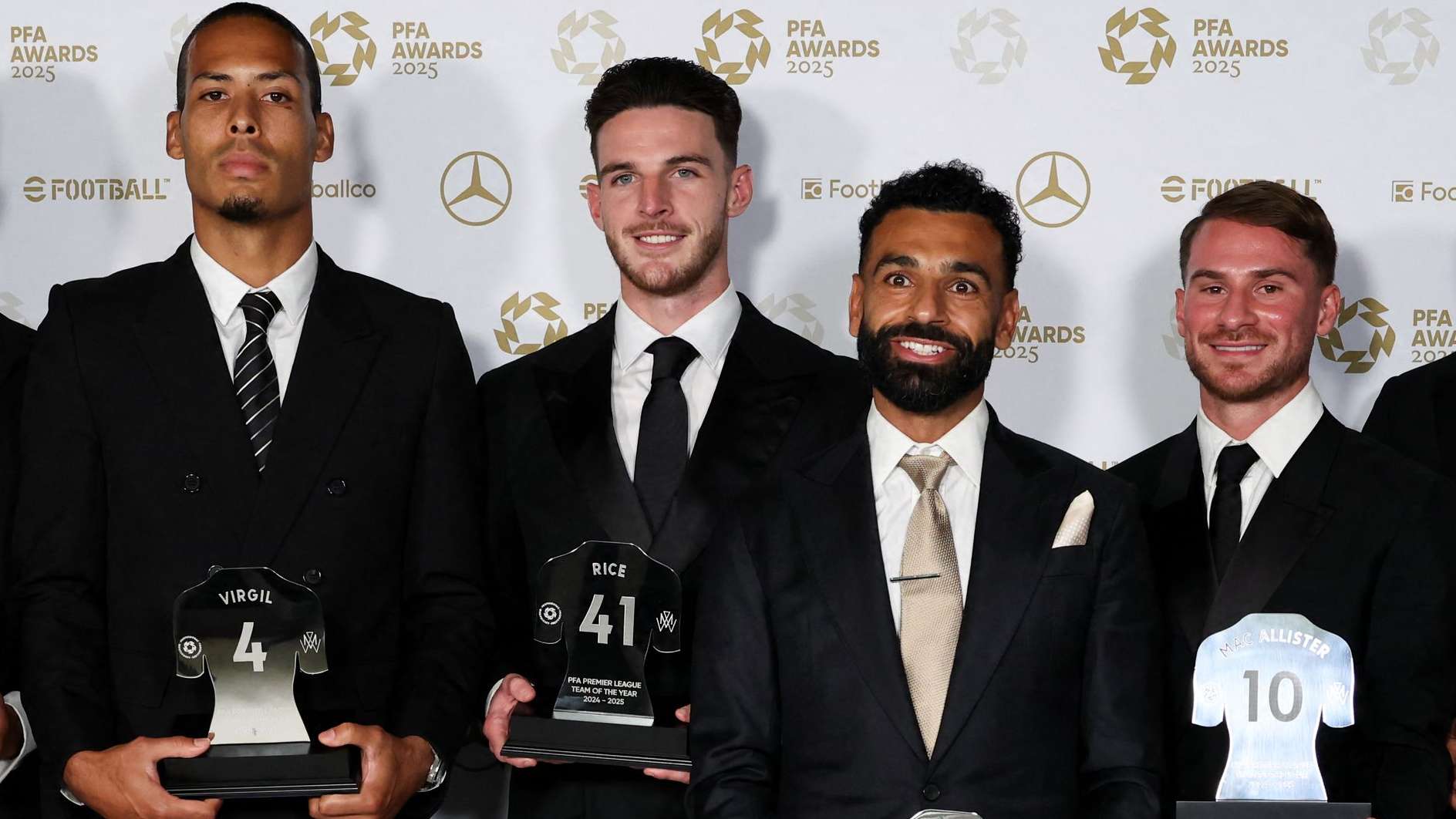 PFA Team of the Year announced as Fernandes and Palmer miss out  