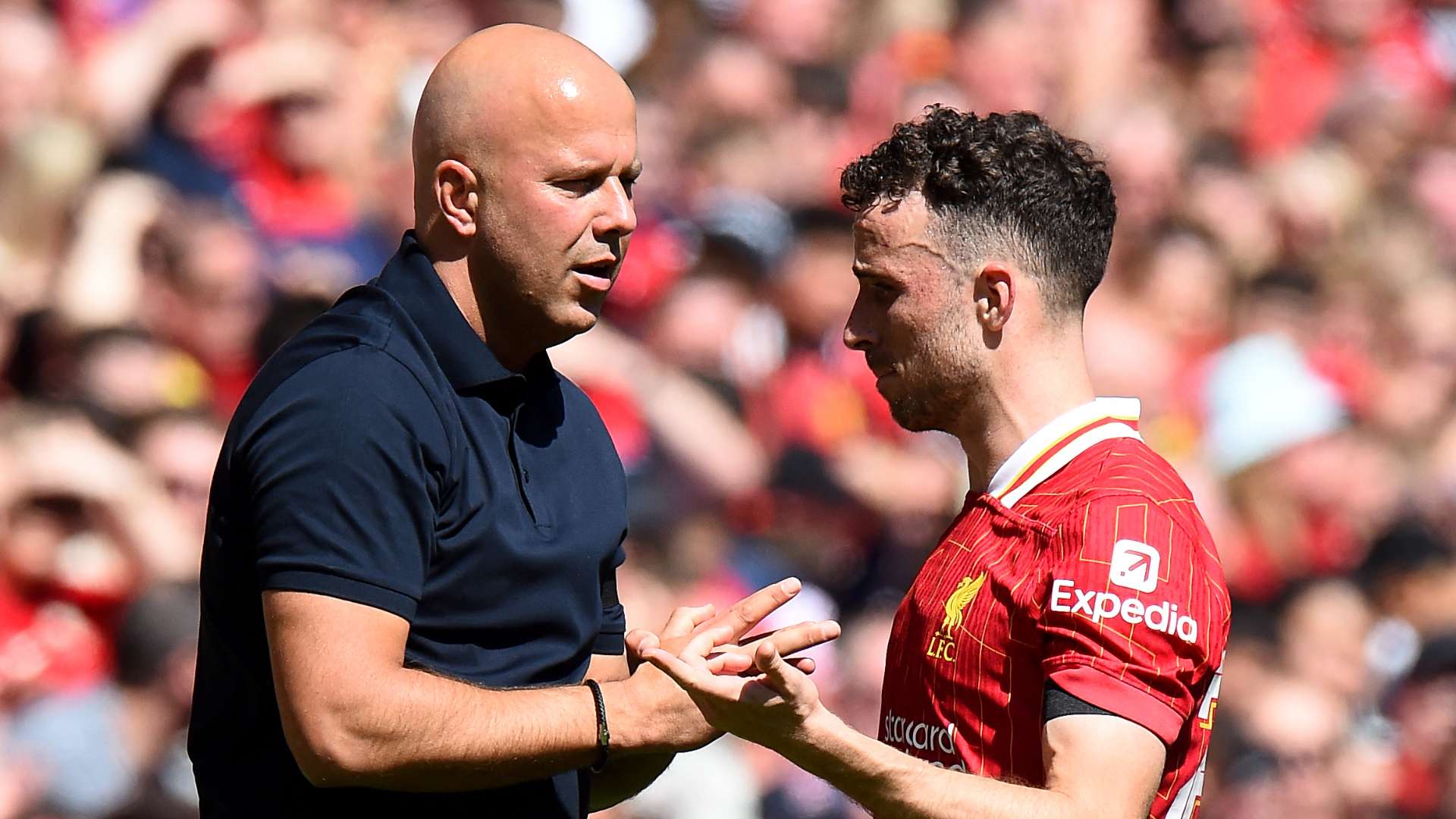 Slot 'extremely proud' of Liverpool's reaction to Jota's passing  