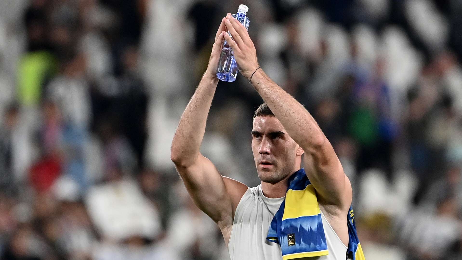 Juventus boss admits Vlahovic future is out of his hands  
