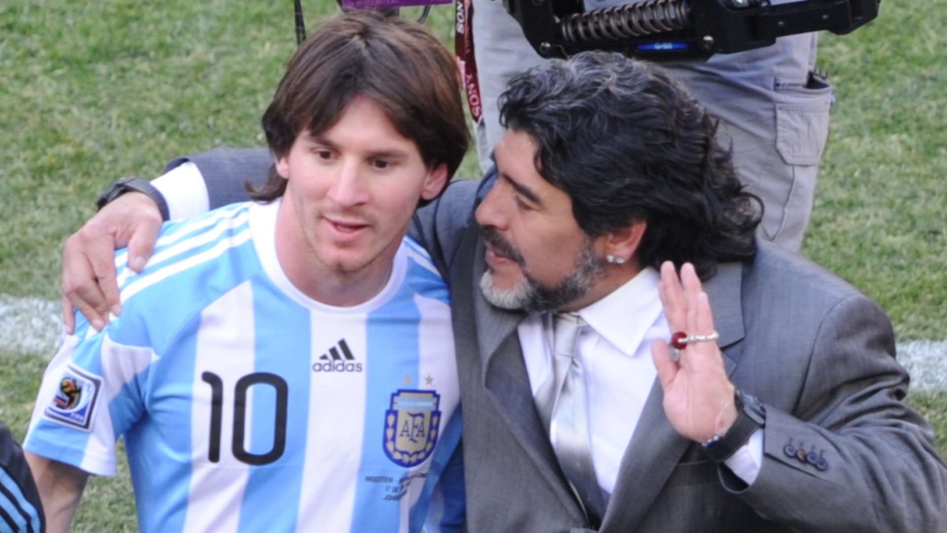 Messi pays tribute to 'idol' Maradona as he picks out sporting GOATS  