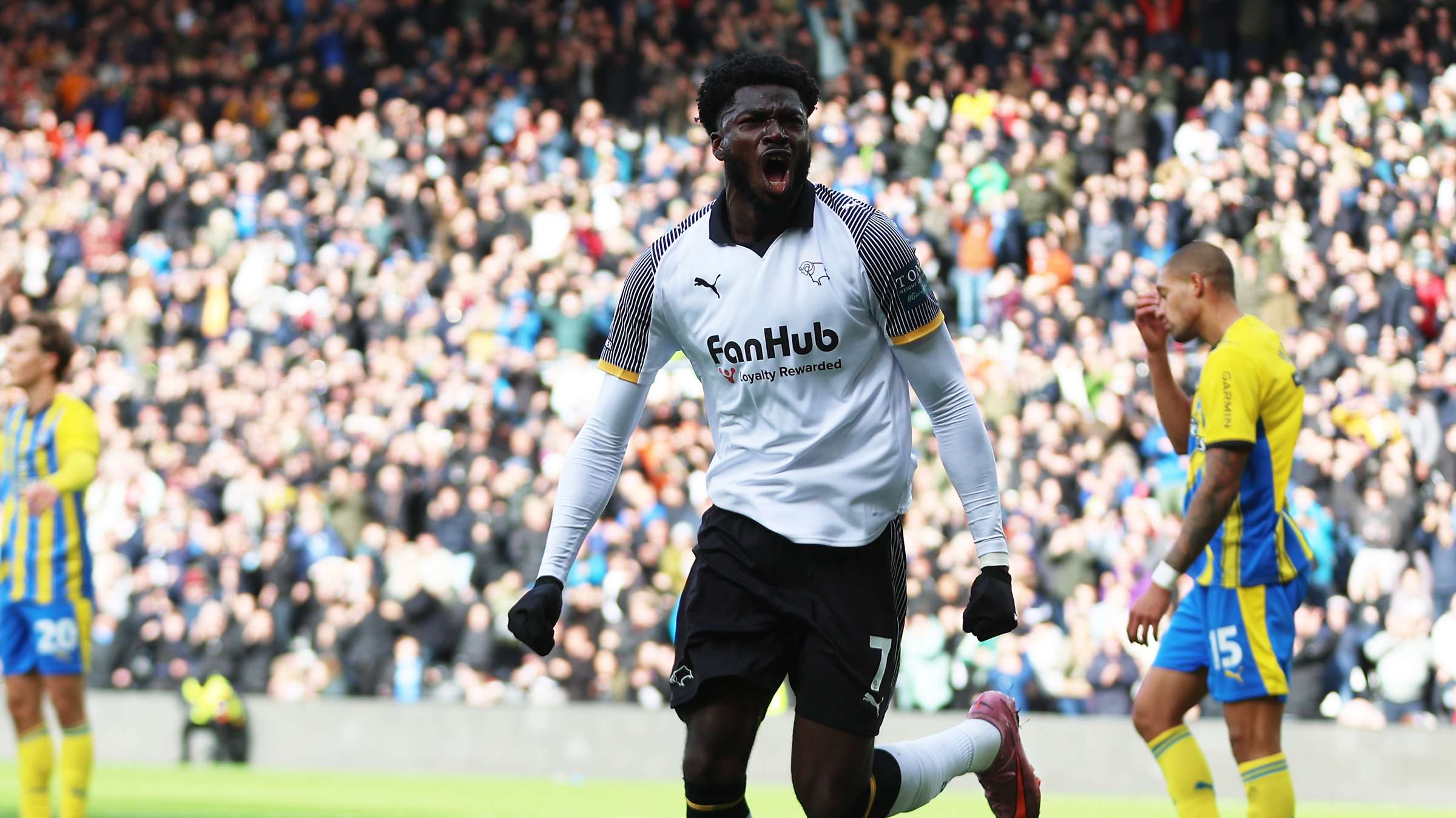 WATCH: Agyemang scores first Derby goal with crucial equalizer  