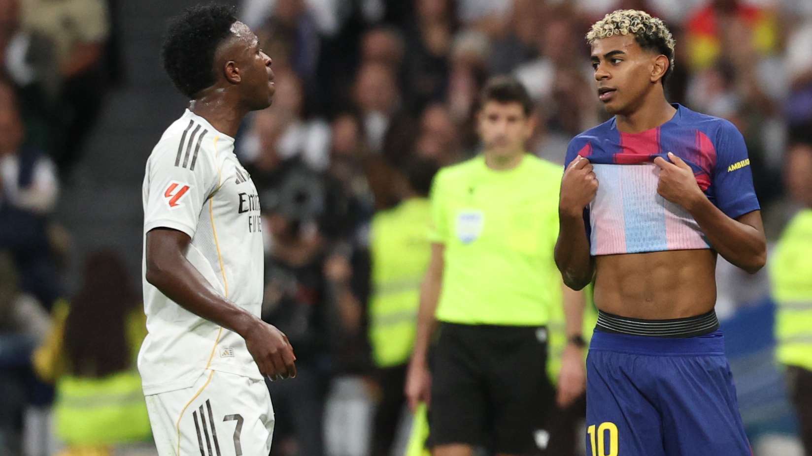 Savage Vinicius jibe at Yamal revealed as Barca wonderkid shut down  