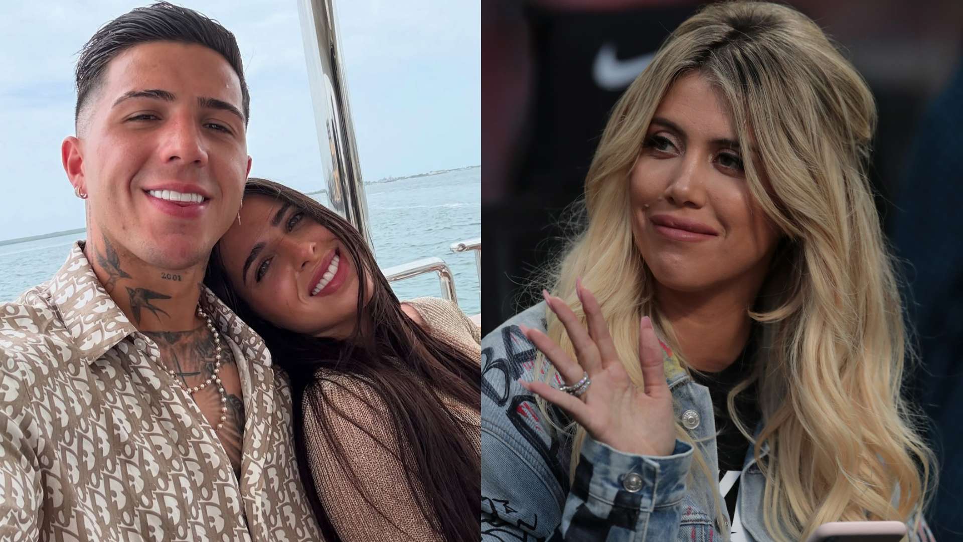 Enzo's love triangle involving Wanda Nara takes new twist  
