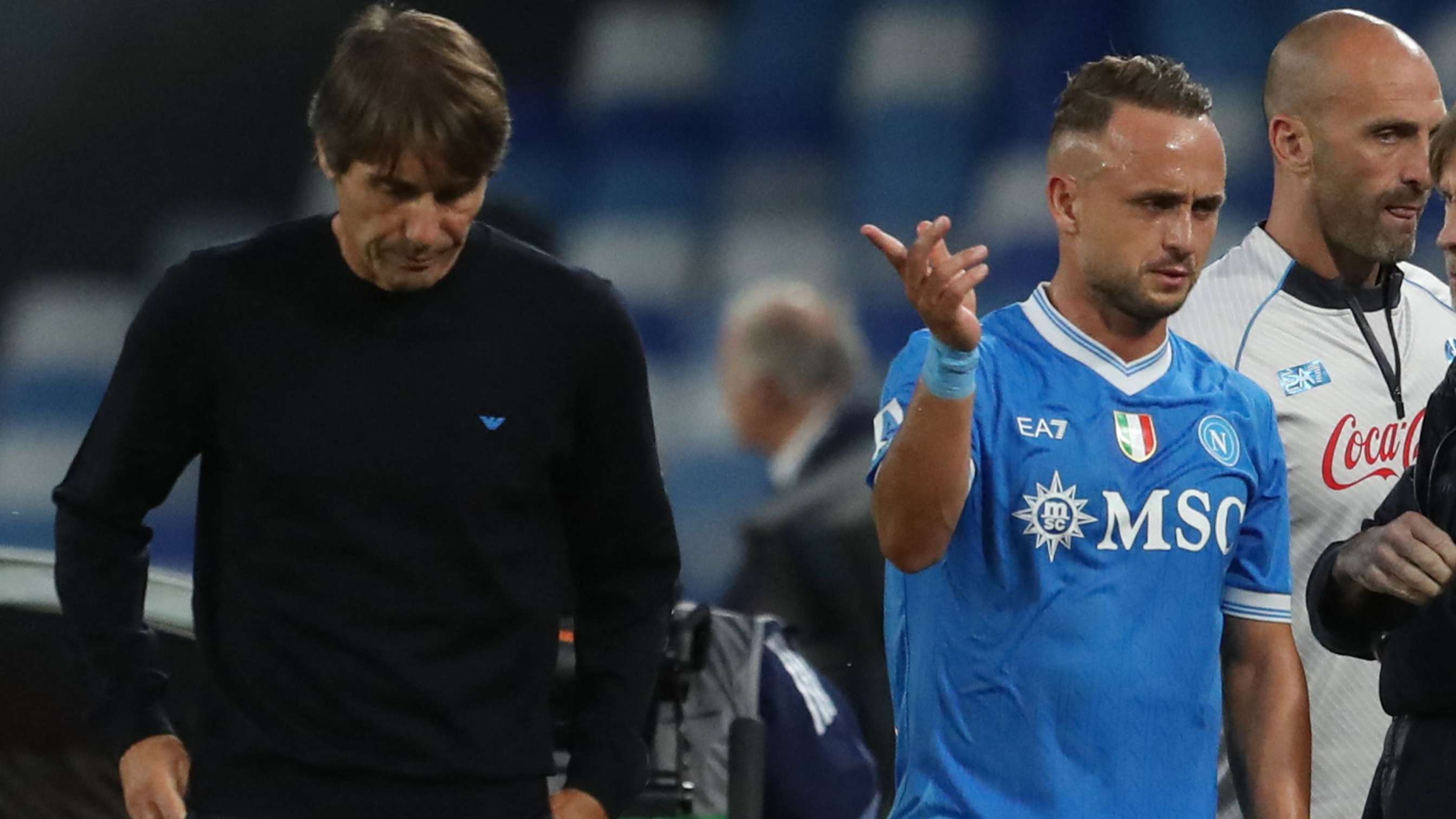 'Like a father to him' - Napoli star's agent denies Conte feud  