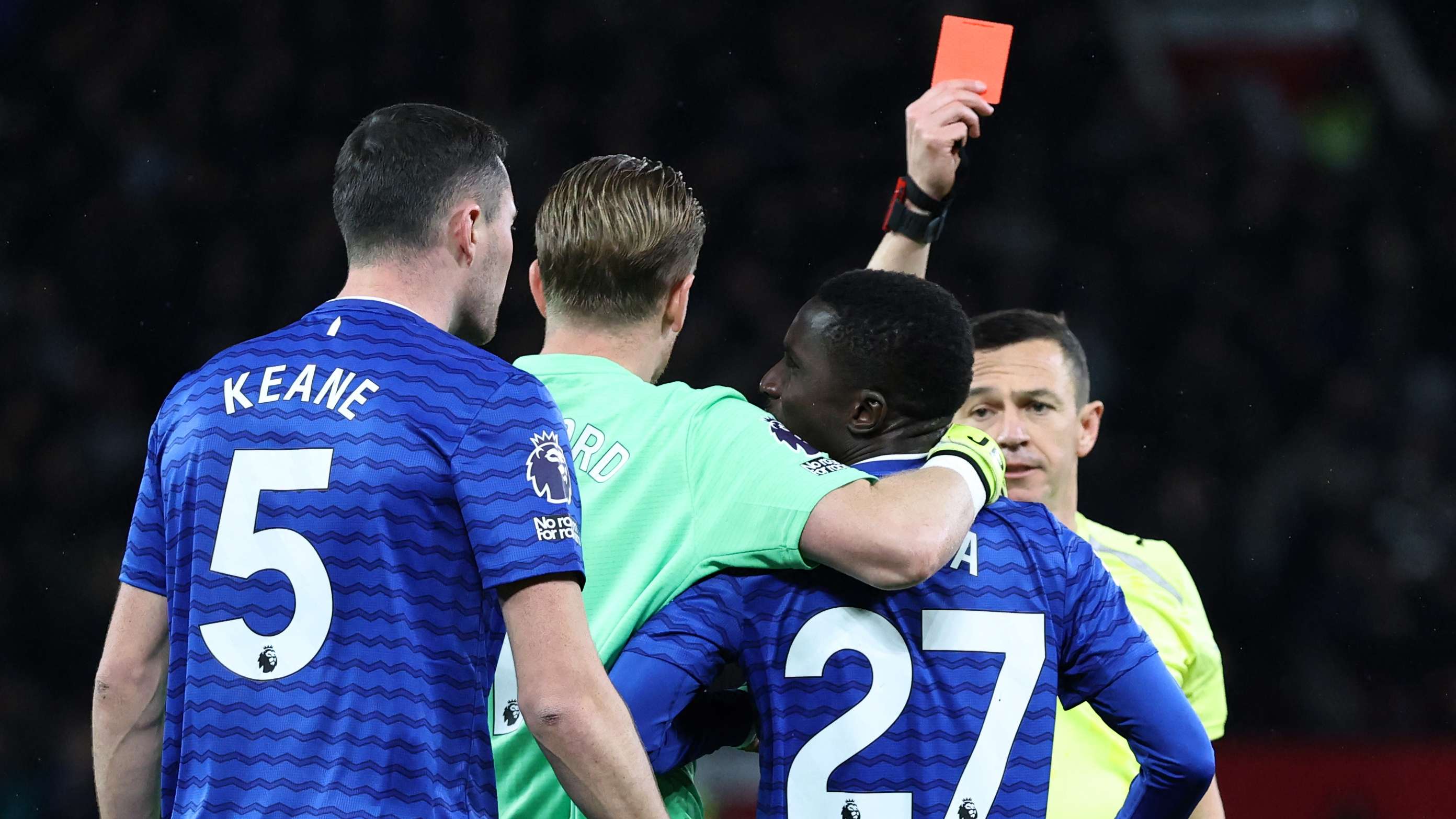 Gueye speaks out after swipe at Everton team-mate  