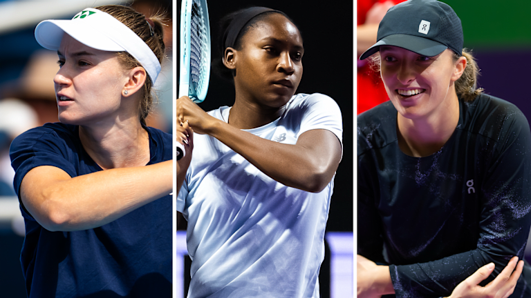 Coco Gauff continues her Miu Miu collab—and more from the 2025 WTA Finals iconic portraits  