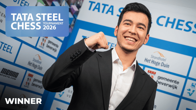 Abdusattorov Wins 'Dream' Tata Steel Masters, Woodward Takes Challengers  