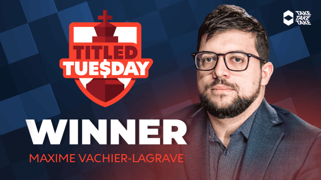 Vachier-Lagrave Back In Titled Tuesday Win Column After Mustachioed Magnus Fades  