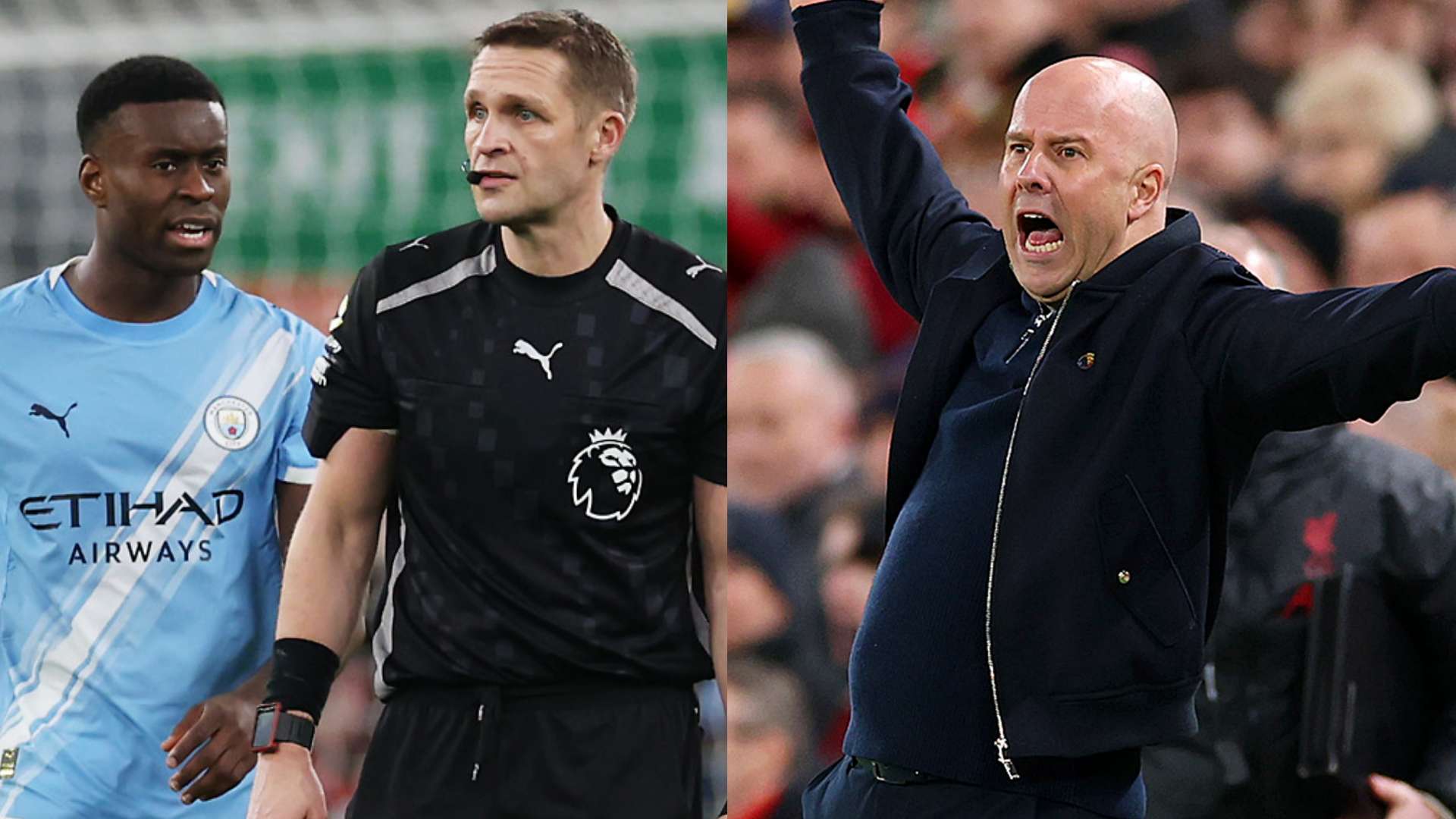 Liverpool boss Slot rages over 'clear' Guehi red card  
