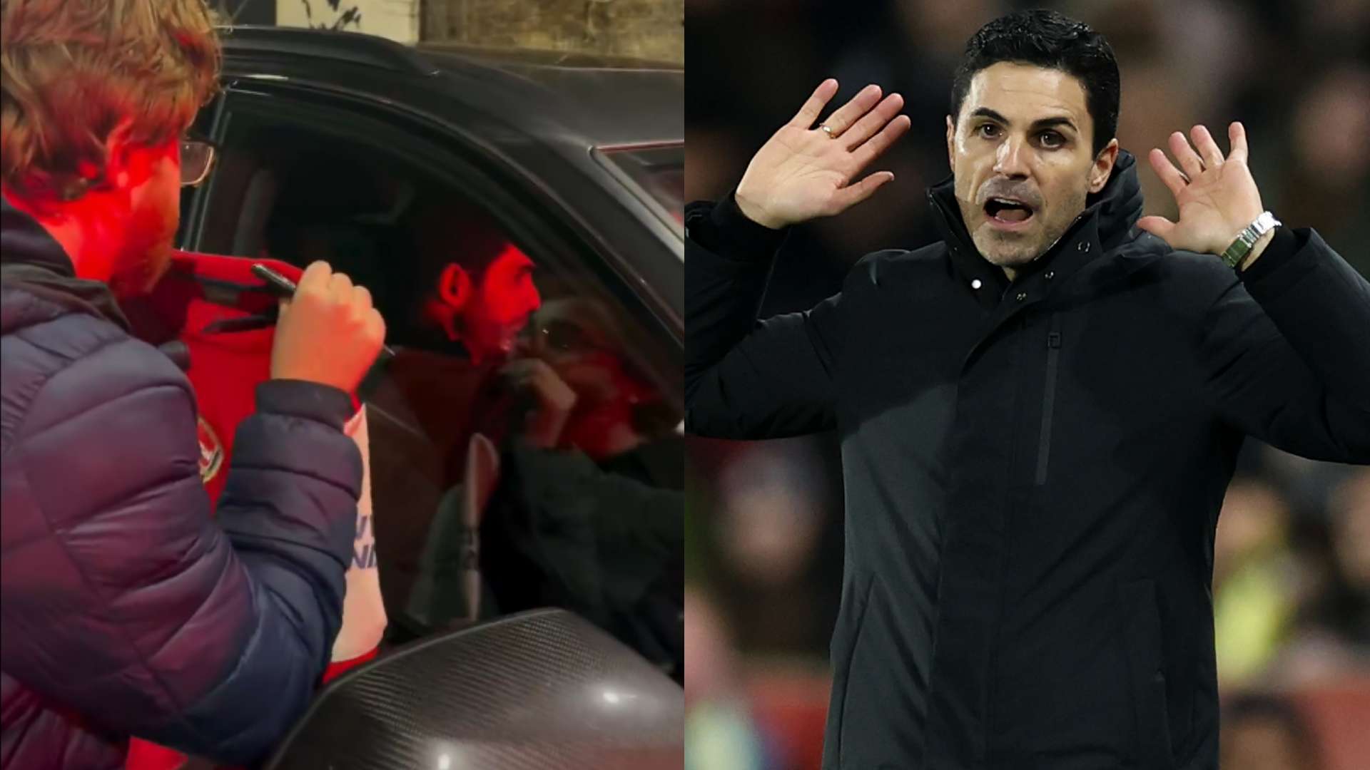 📽️ | Arteta’s awkward encounter with autograph-hunting fan  