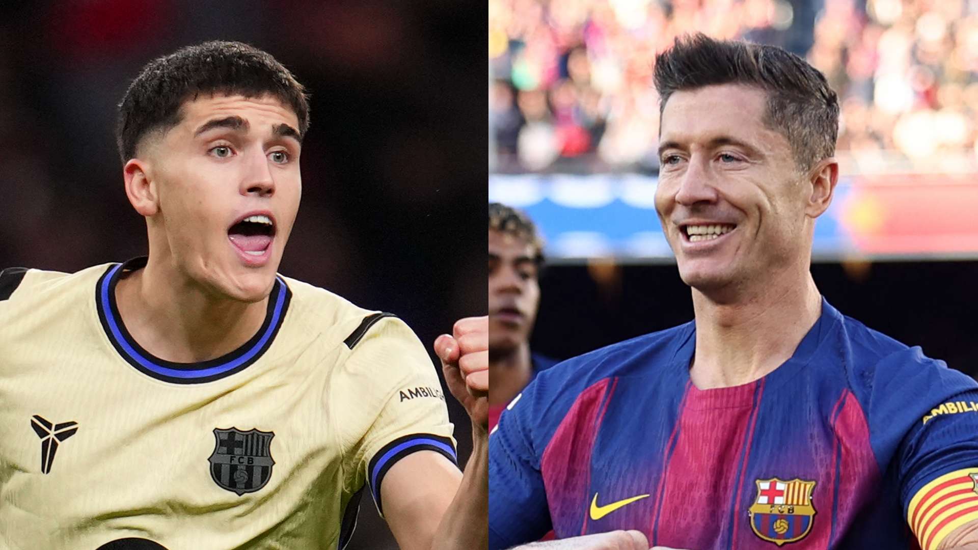 Lewandowski stunned by Cubarsi age while Yamal 'teases' Barca defender  