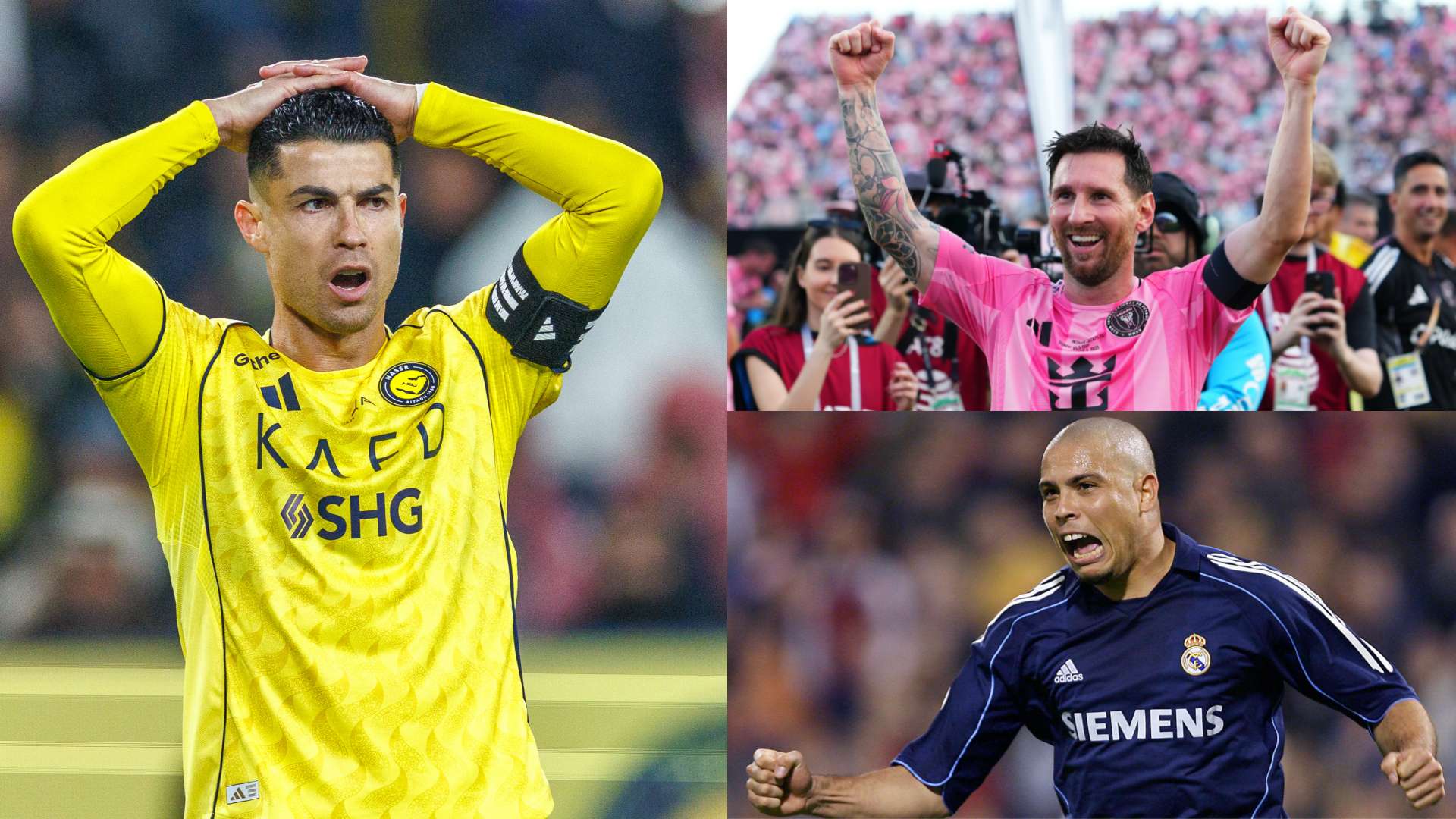 CR7 'doesn't have the genius' of Messi, Maradona or Ronaldo Nazario  