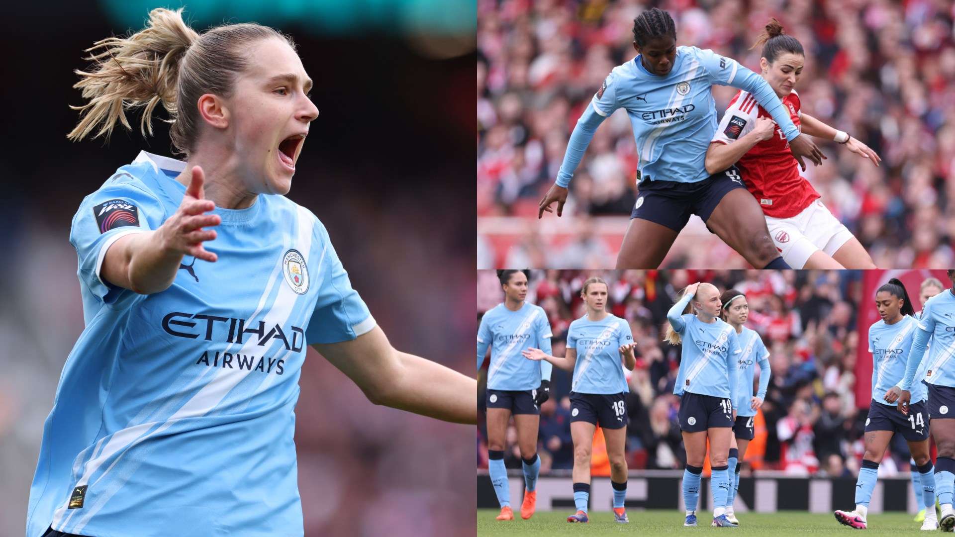 Miedema & Shaw frustrated as City's WSL winning run ends  