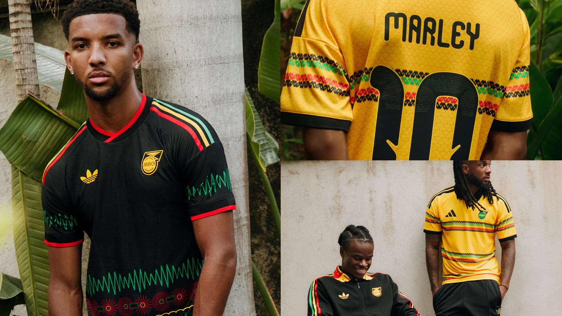 Adidas drop reggae-infused Jamaica kits for 2026 honouring Bob Marley  