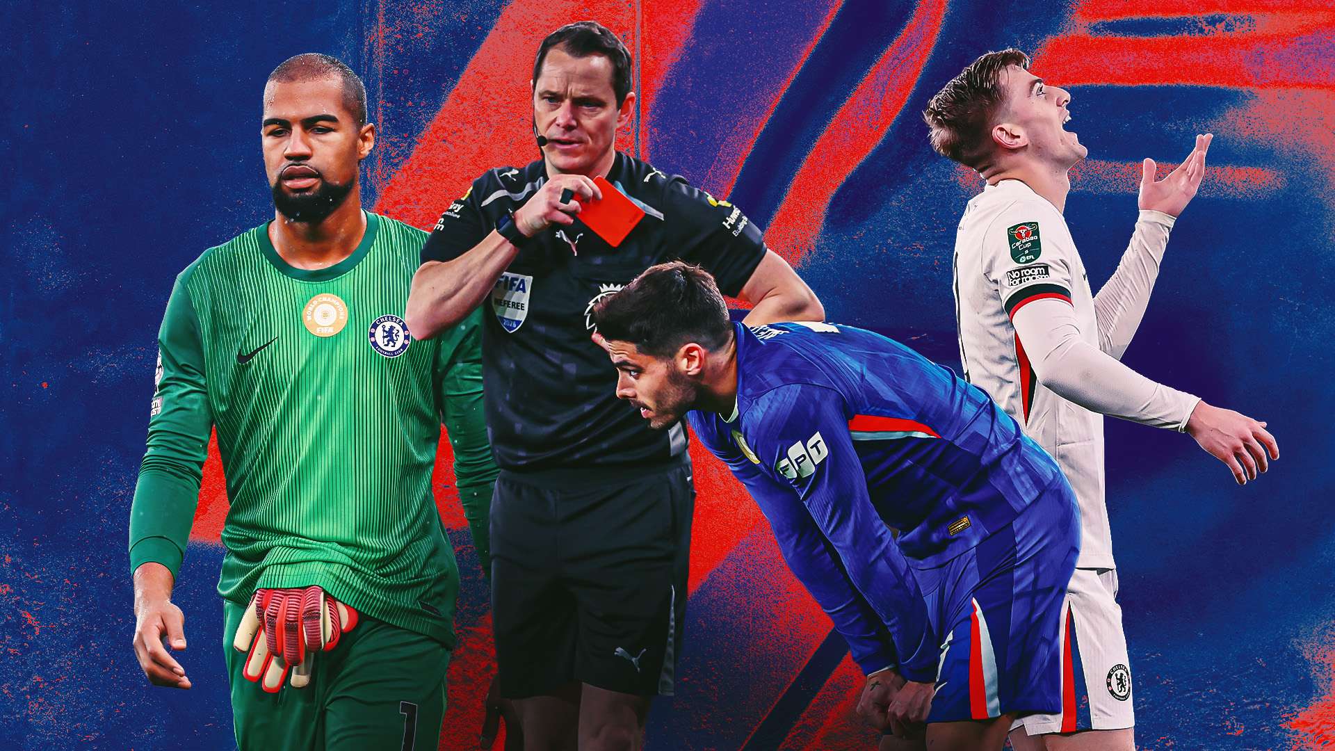 RANKED: Chelsea's most stupid of their TEN red cards  