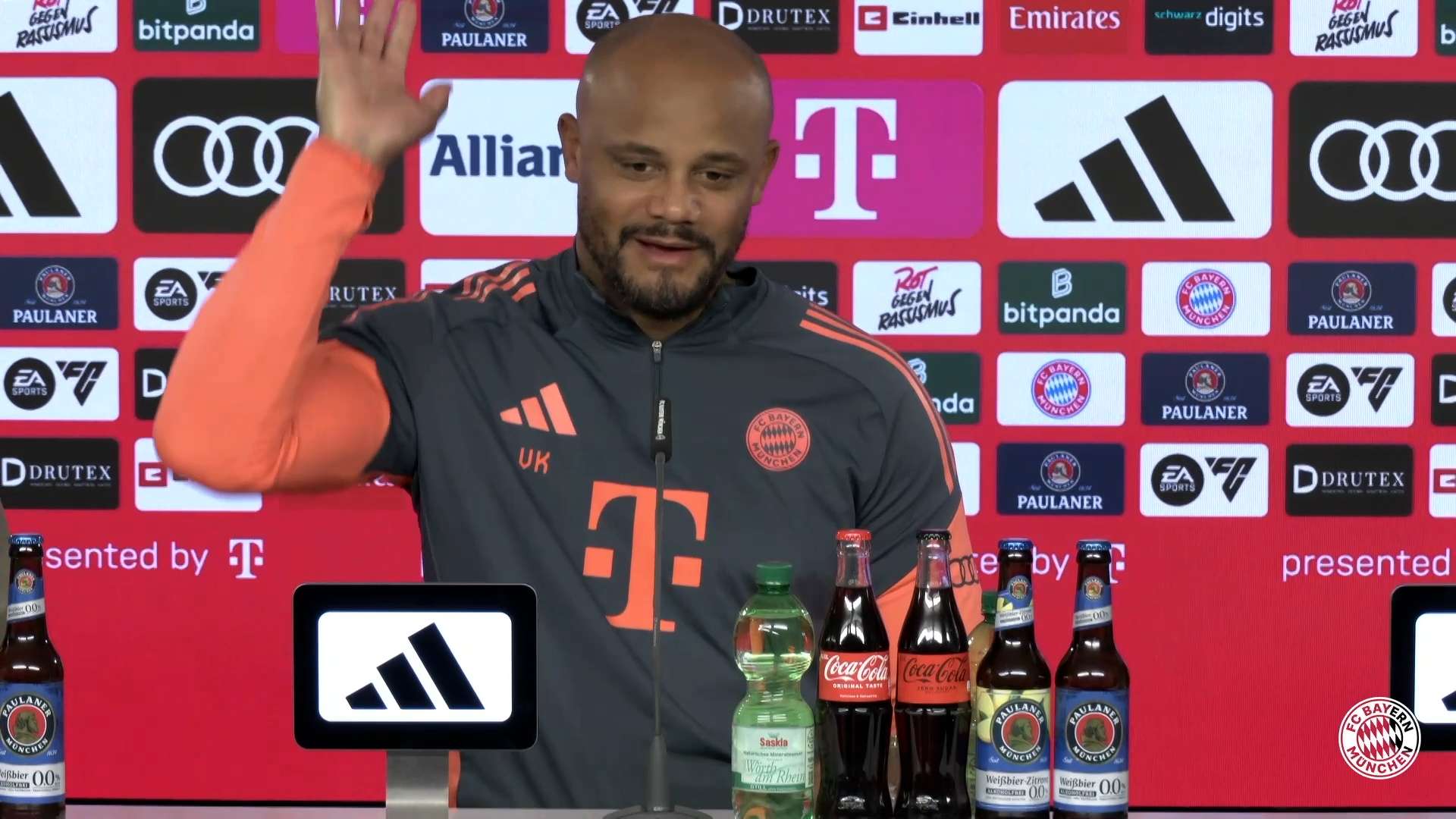 "We gave each other a high five!" Kompany on injuries  