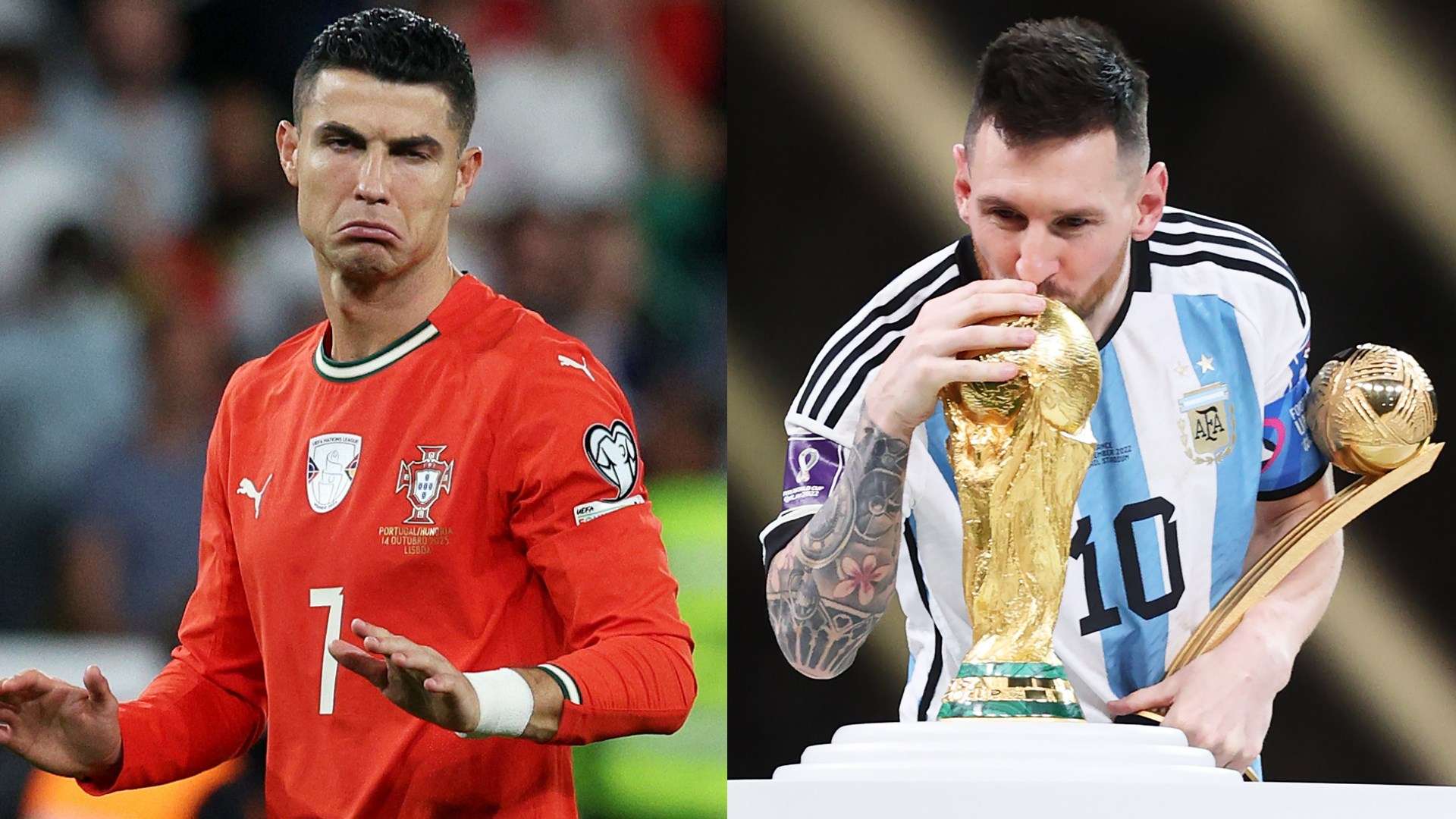 Pique puts Ronaldo above Messi as football's hardest worker  