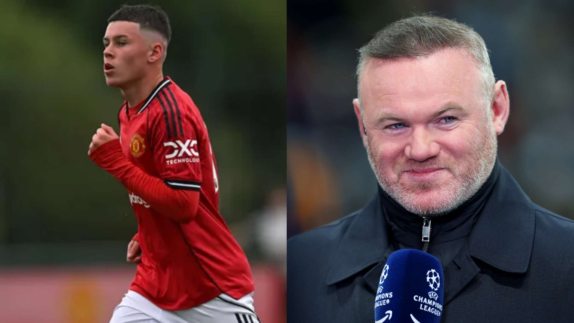 Kai Rooney helps Man Utd U16s clinch EPL shield with Wayne & Coleen watching on  