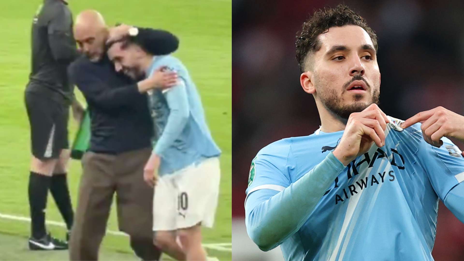 📽️ | Unseen footage shows Pep's reaction to Cherki  