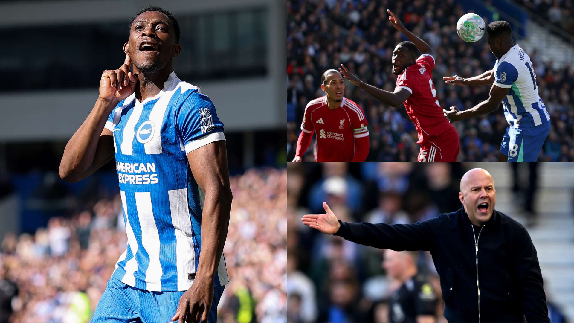 Van Dijk & Konate caught napping as Liverpool lose to Brighton  