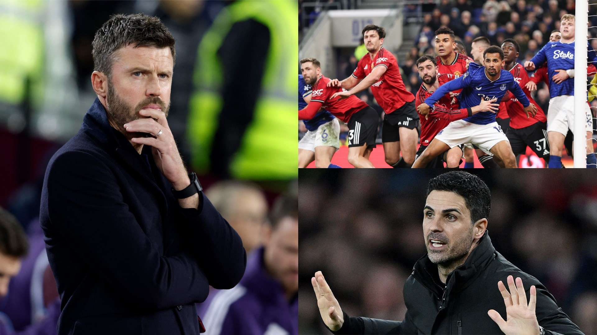 Carrick says set-piece grappling 'gone too far' in Arsenal dig  